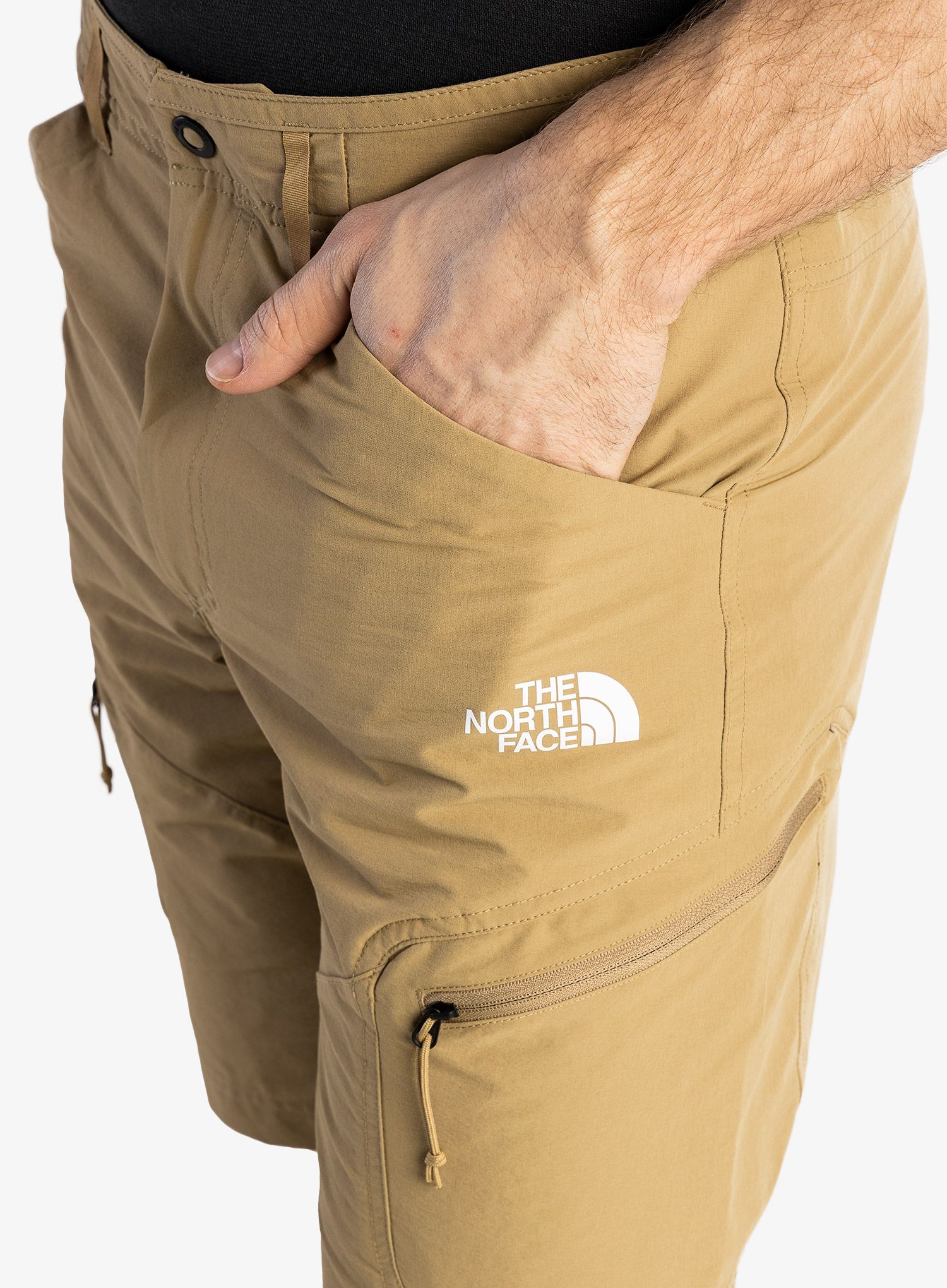 Kratke pohodniške hlače The North Face Exploration Short - kelp tan