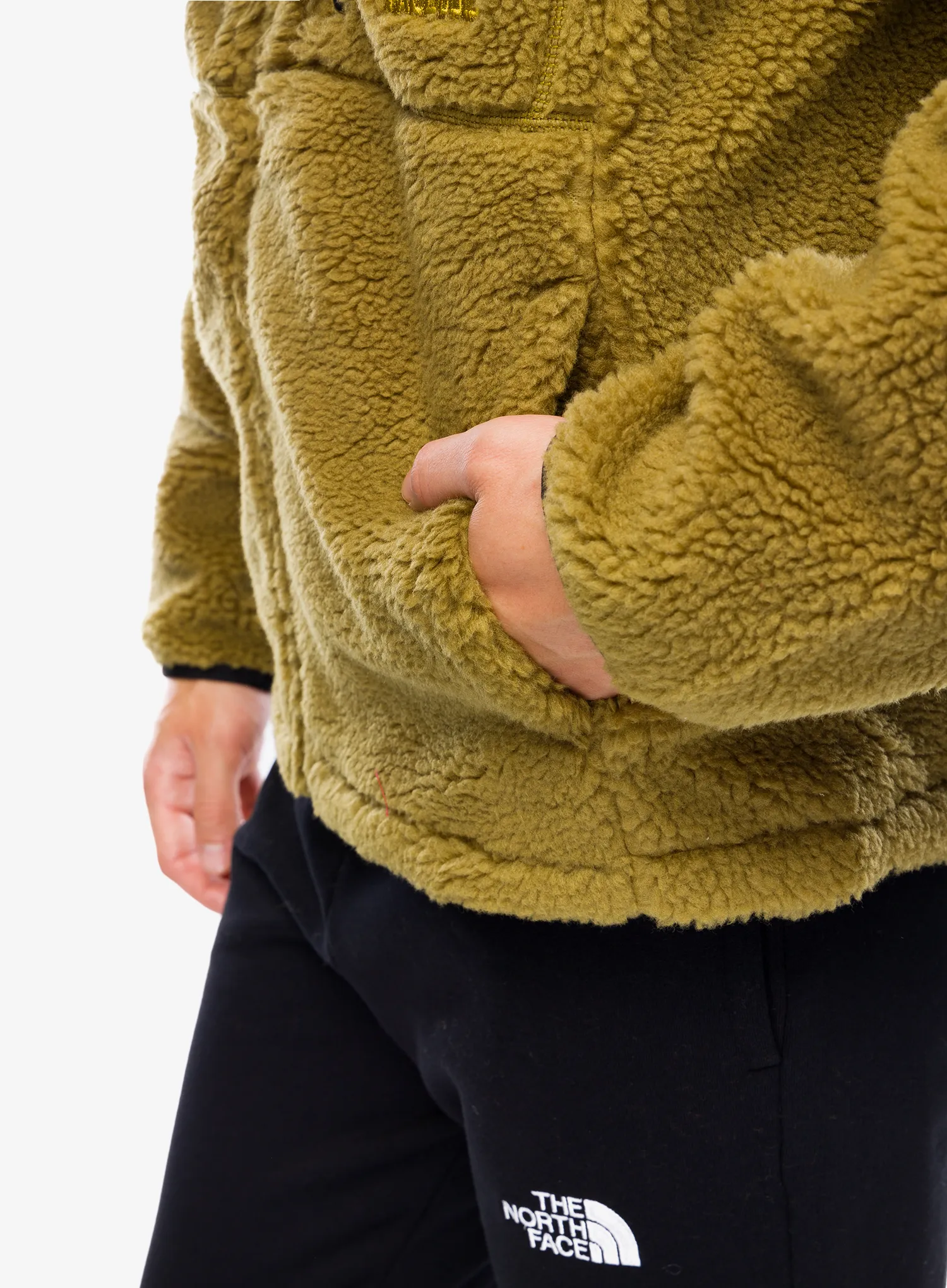 Flis The North Face Extreme Pile 2 FZ Jacket - moss green/tnf black
