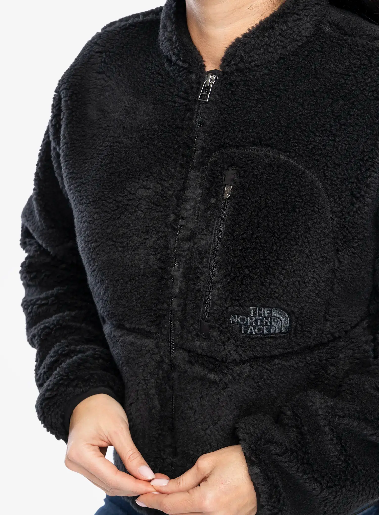 Ženski flis The North Face Extreme Pile 2 FZ Jacket - tnf black