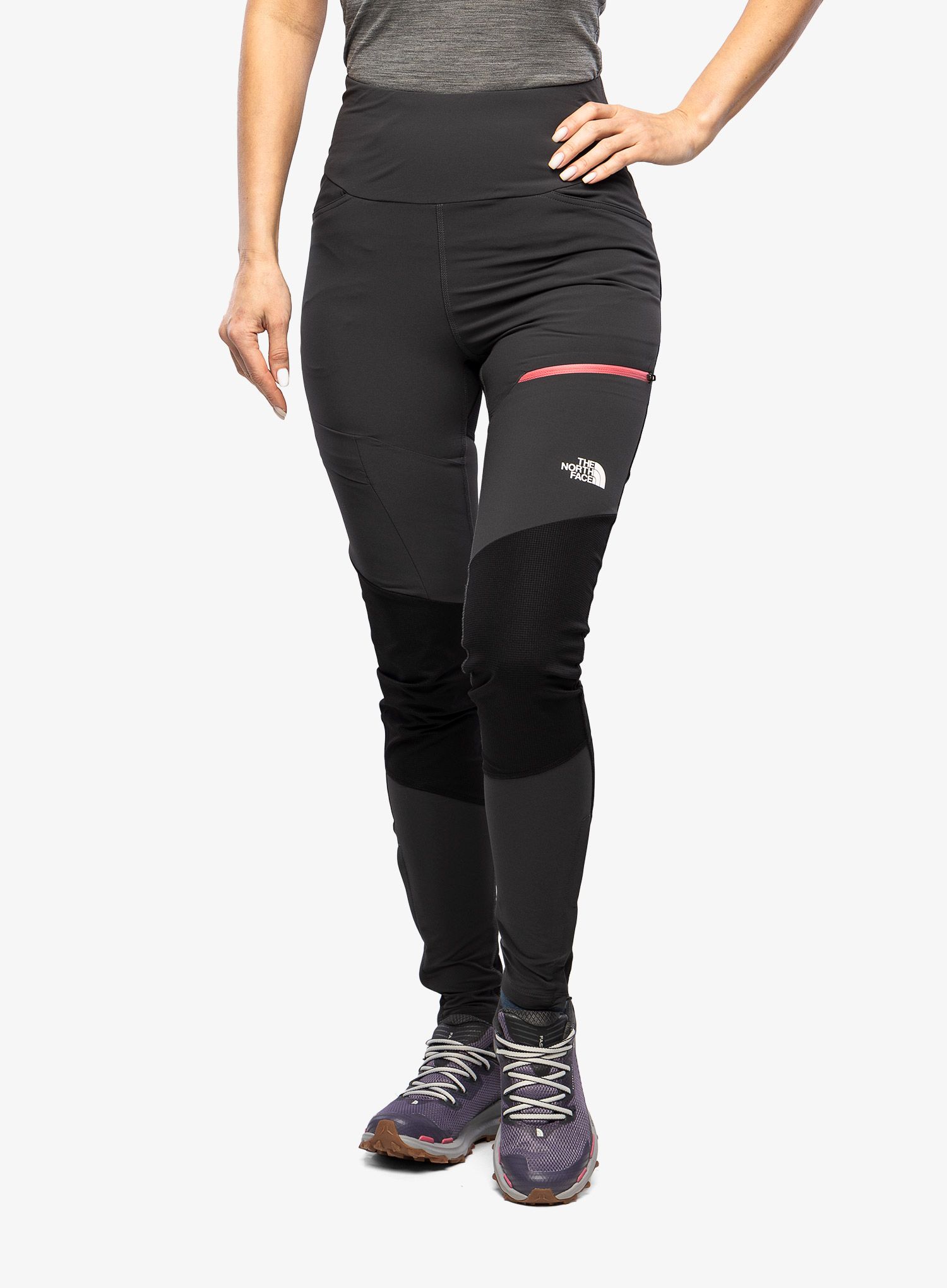 Ženske plezalne hlače The North Face Felik Alpine Tight - grey/black