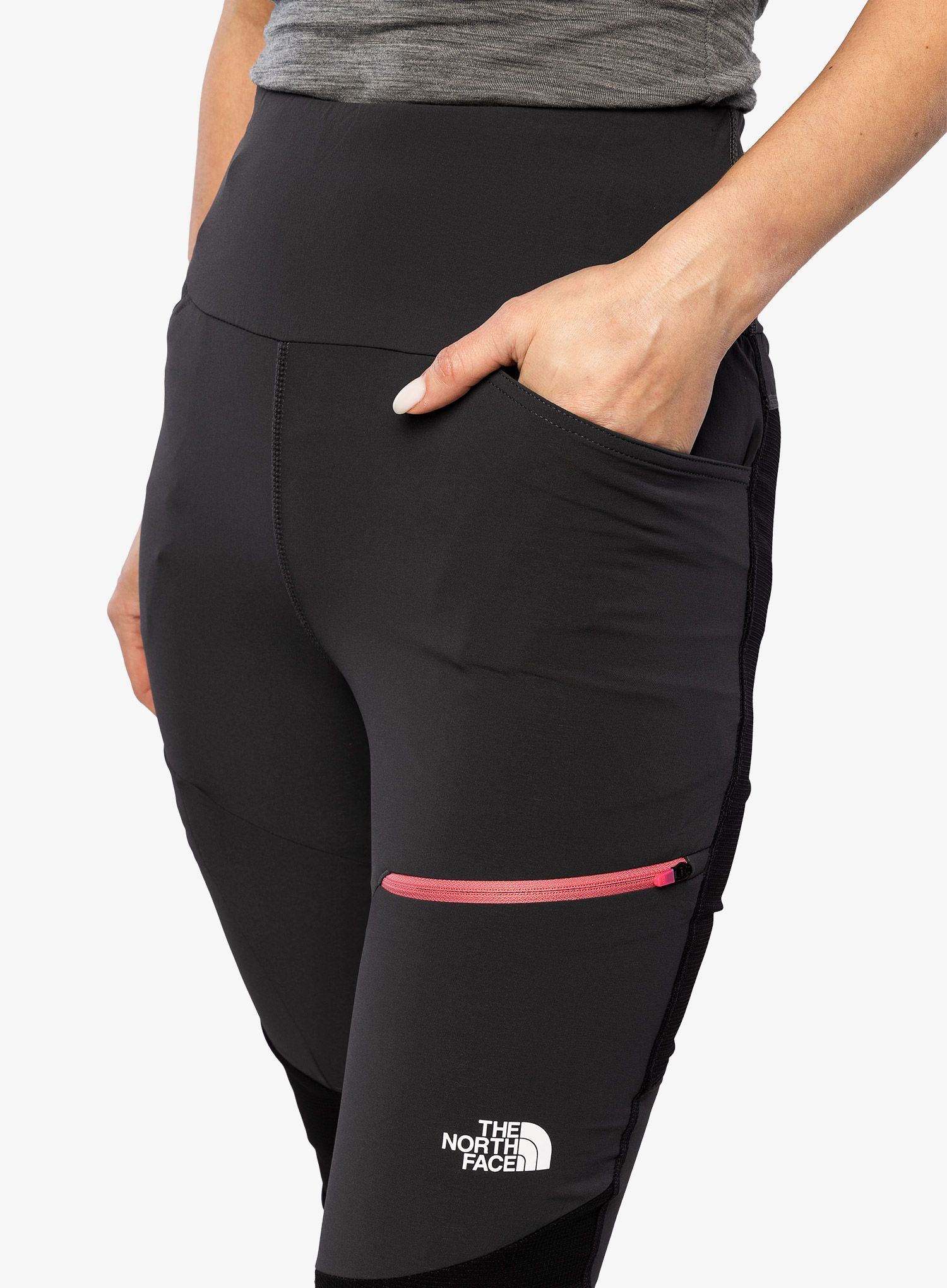 Ženske plezalne hlače The North Face Felik Alpine Tight - grey/black