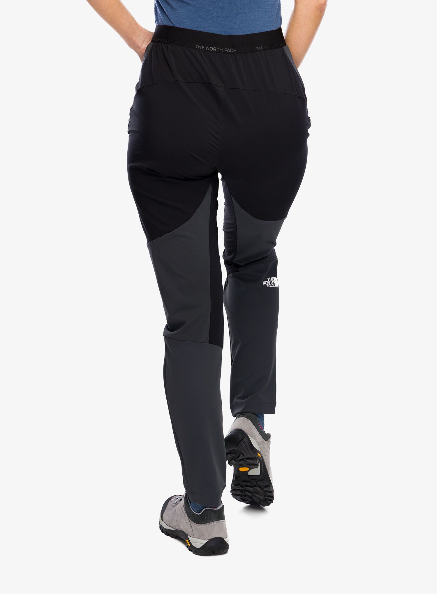 Ženske pohodniške hlače The North Face Felik Slim Tapered Pant - black/grey