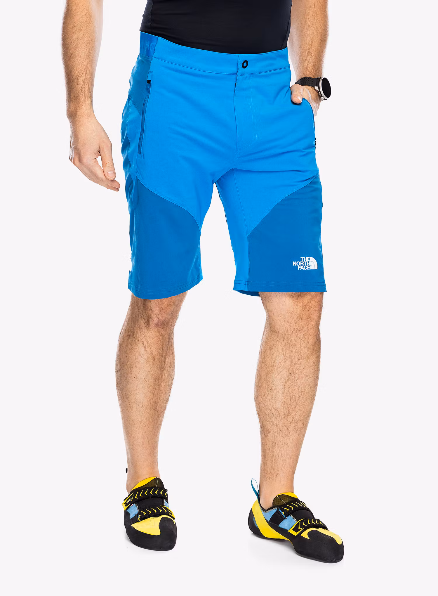 Kratke hlače The North Face Felik Slim Tapered Short - skyline blue/adriatic
