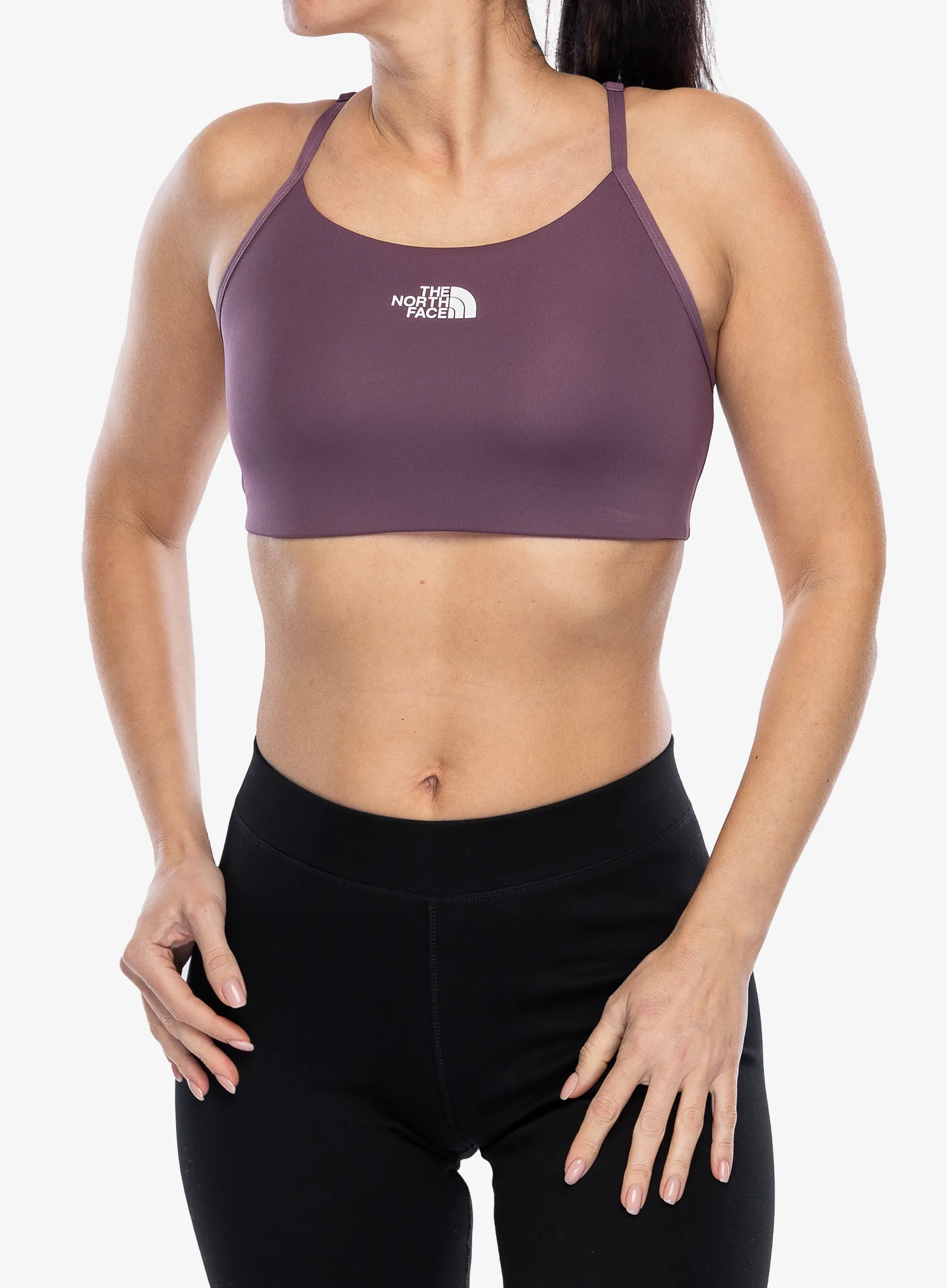 Športni nedrček The North Face Flex Bra - midnight mauve