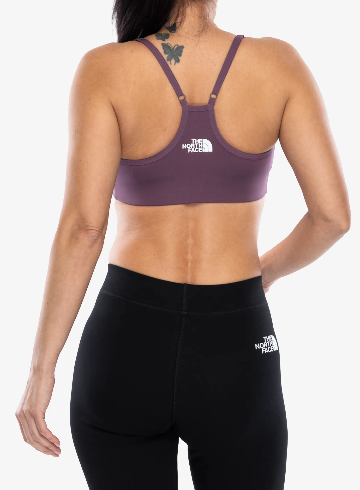 Športni nedrček The North Face Flex Bra - midnight mauve