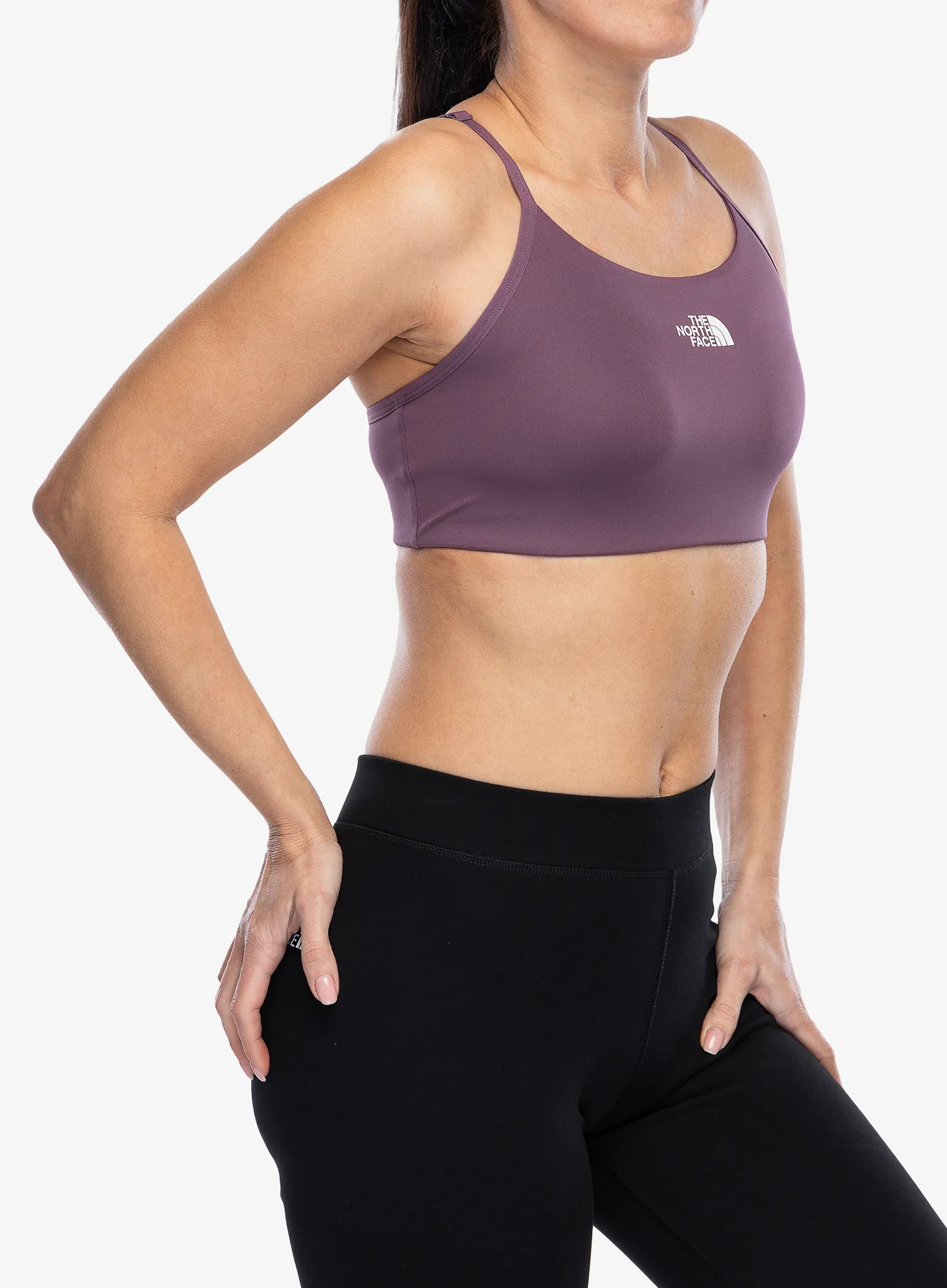 Športni nedrček The North Face Flex Bra - midnight mauve