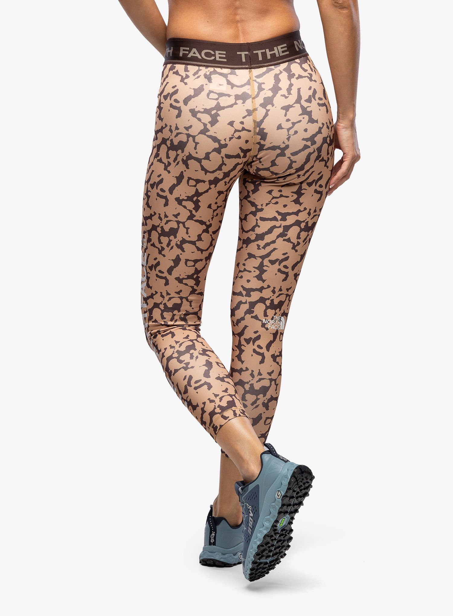 Ženske pajkice The North Face Flex Mid Rise Tight Graphic - almond butter