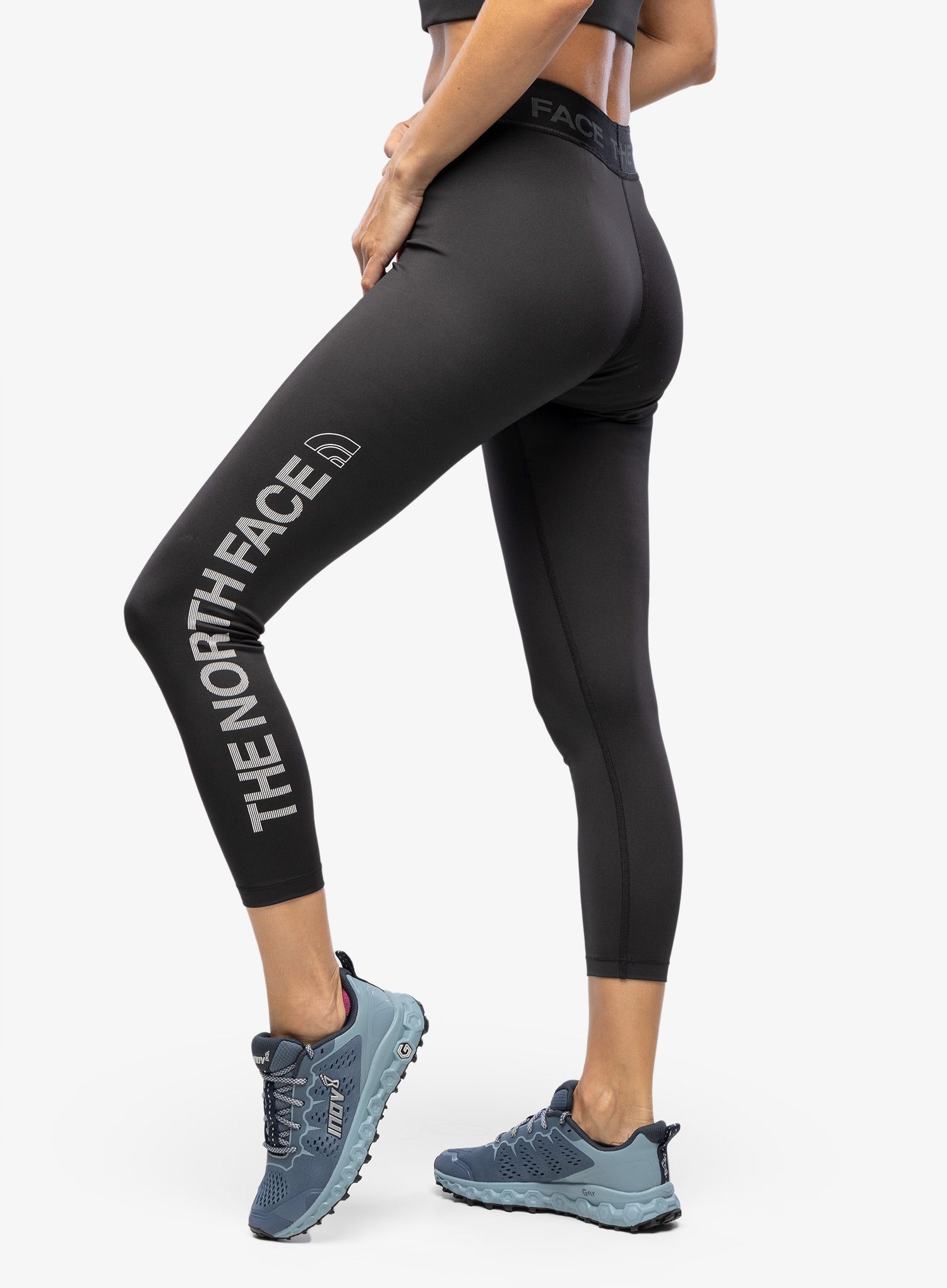 Ženske gamaše The North Face Flex Mid Rise Tight Graphic - tnf black