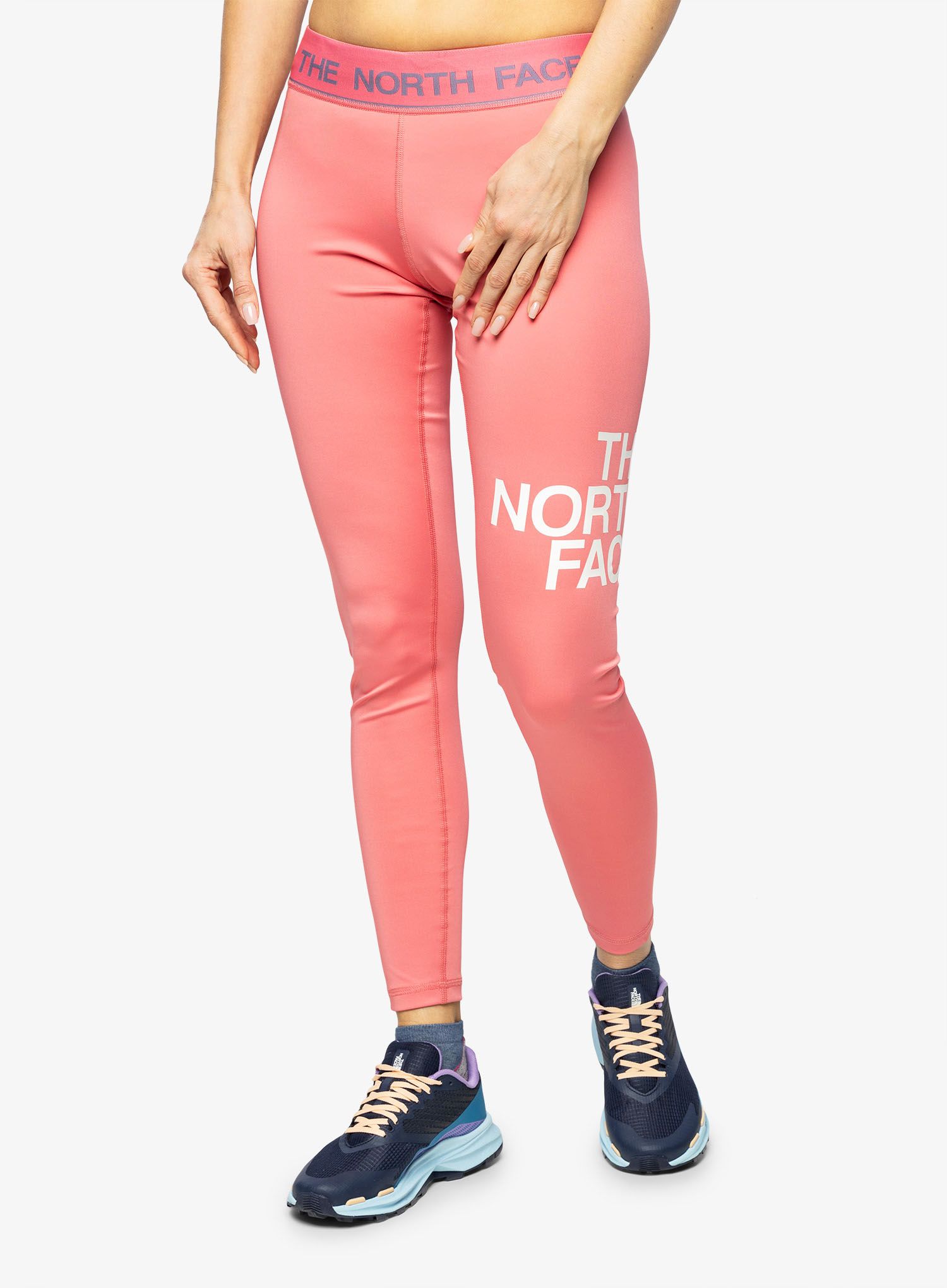 Ženske pajkice The North Face Flex Mid Rise Tight - cosmo pink