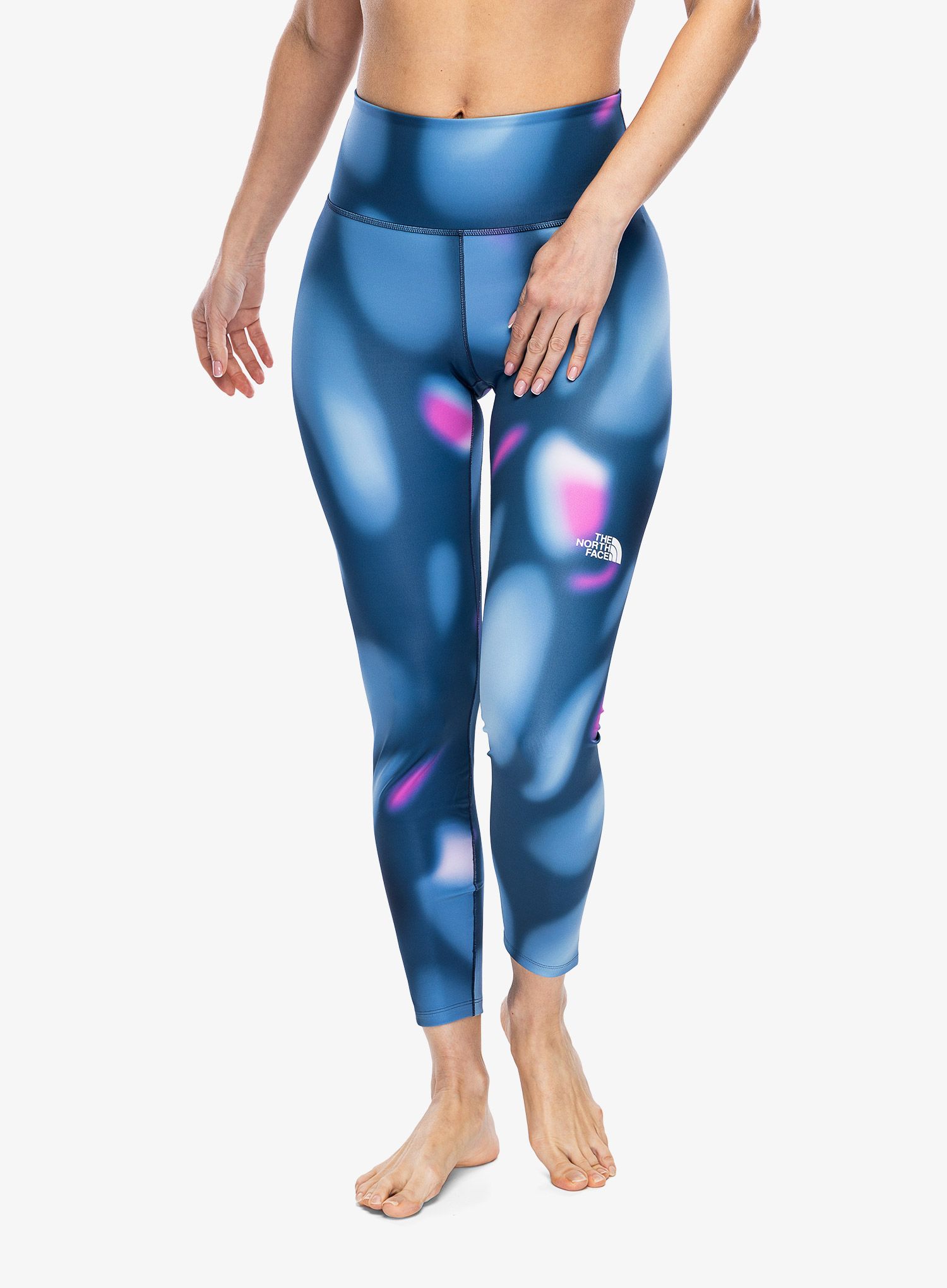 Pajkice The North Face Flex Rise 7/8 Tight Print - summit navy