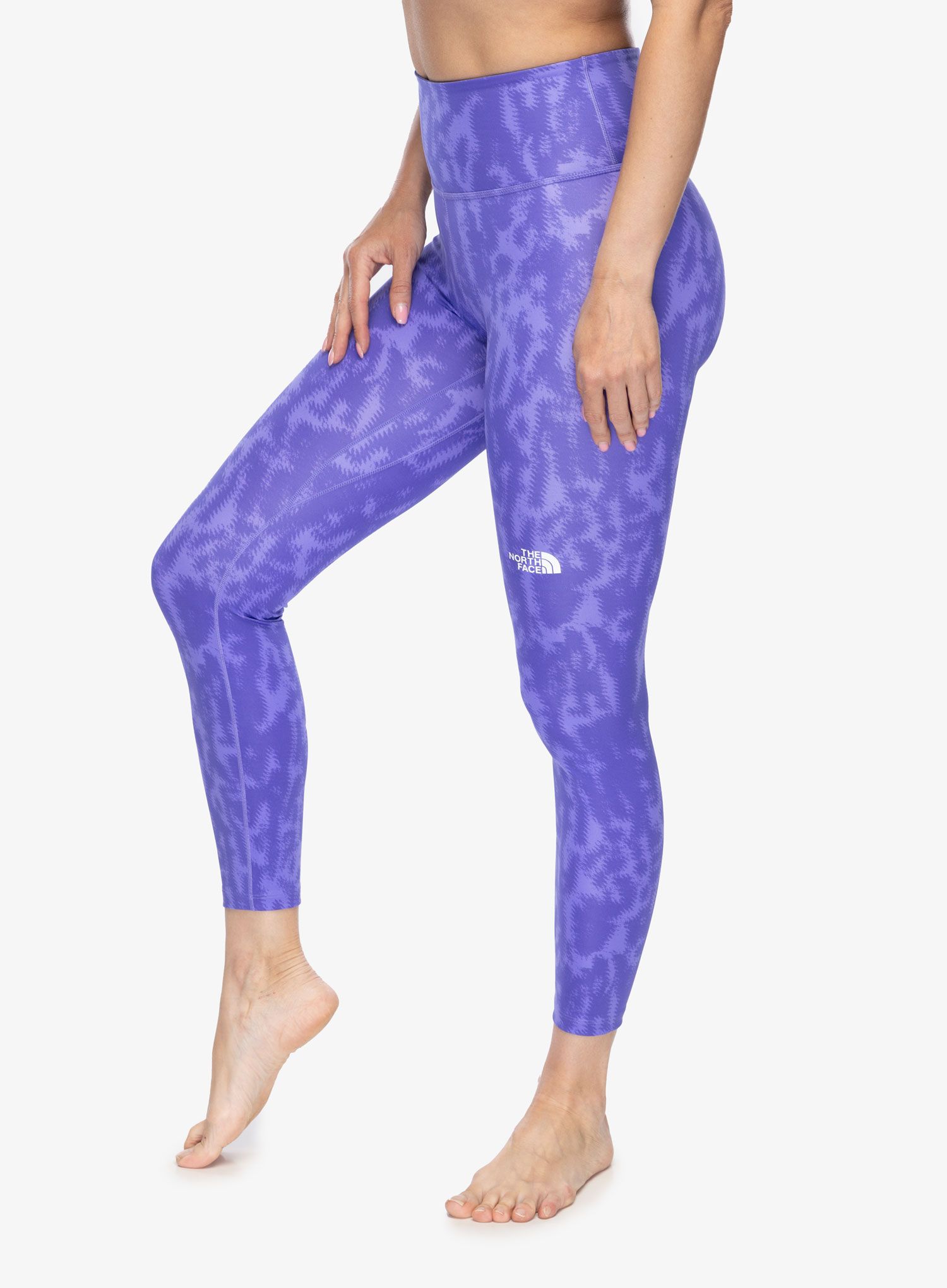 Ženske gamaše The North Face Flex Rise 7/8 Tight Print - violet print