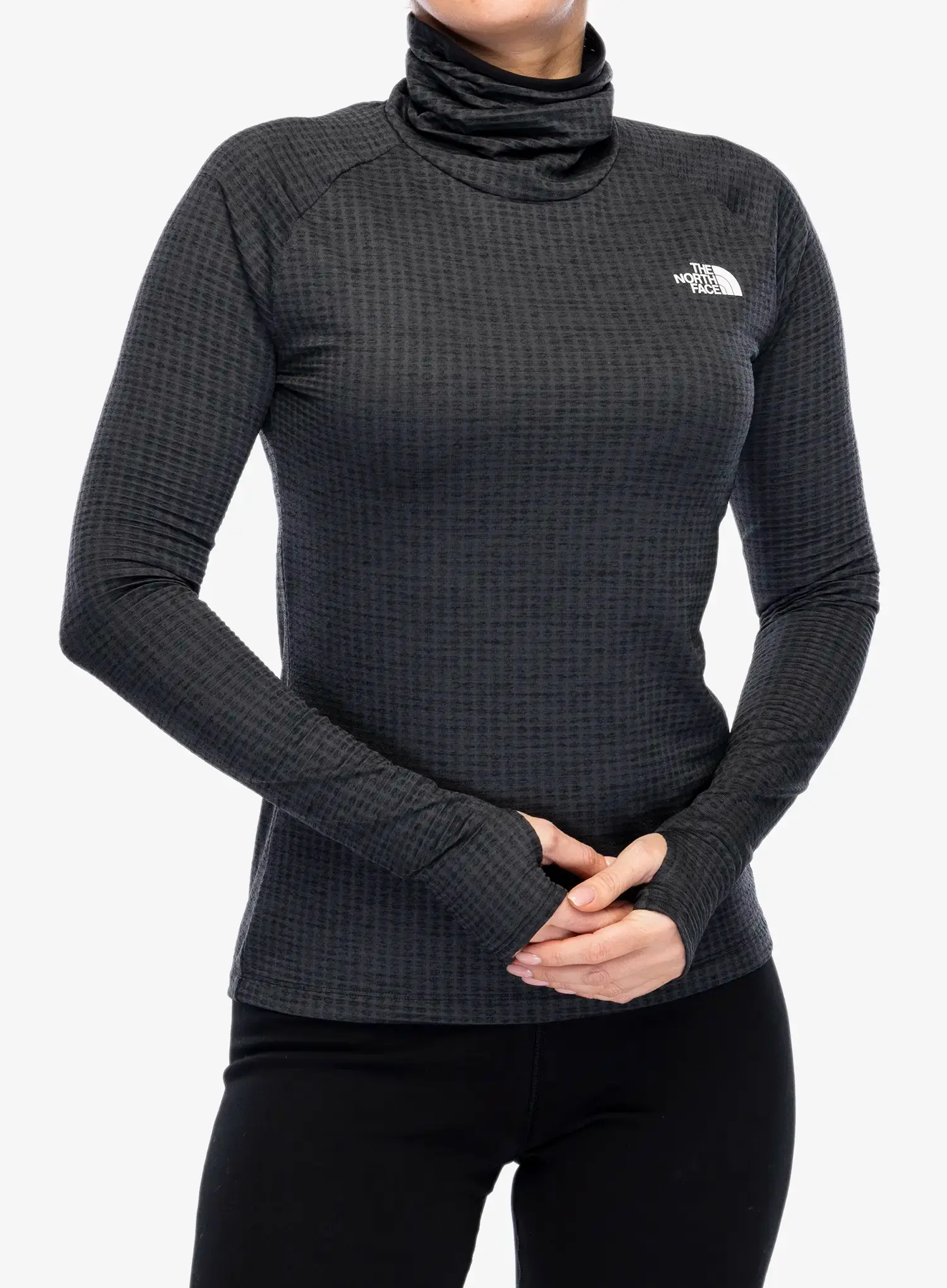 Ženska jopica The North Face Flex Warm Funnel - tnf black light heather