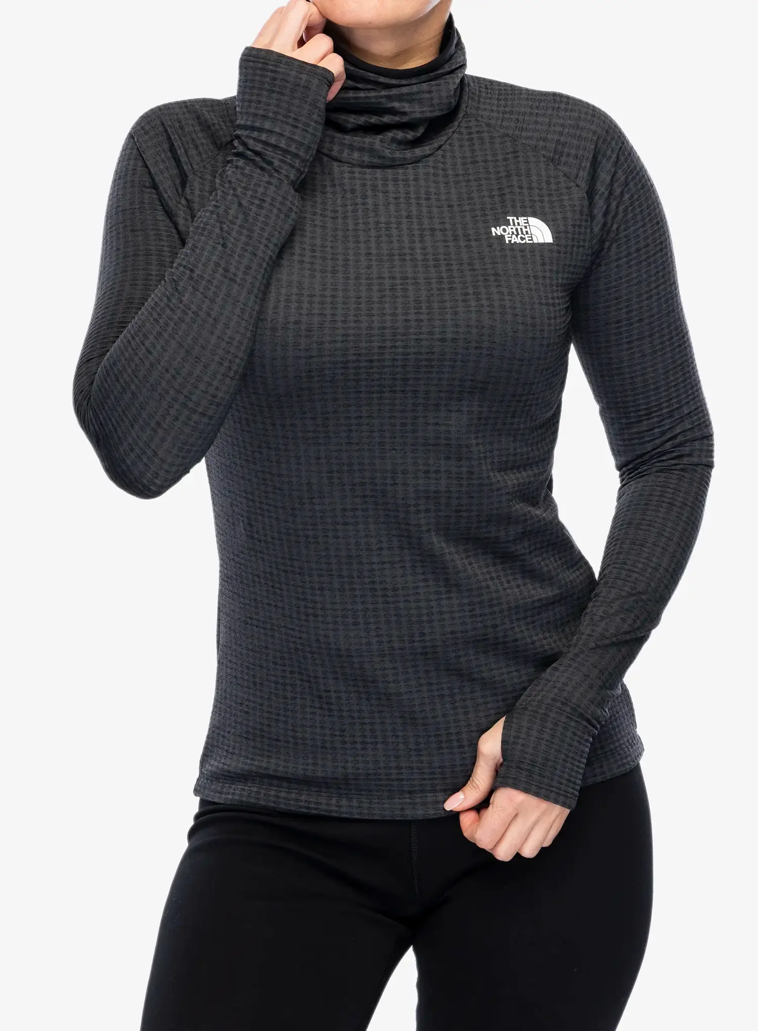 Ženska jopica The North Face Flex Warm Funnel - tnf black light heather