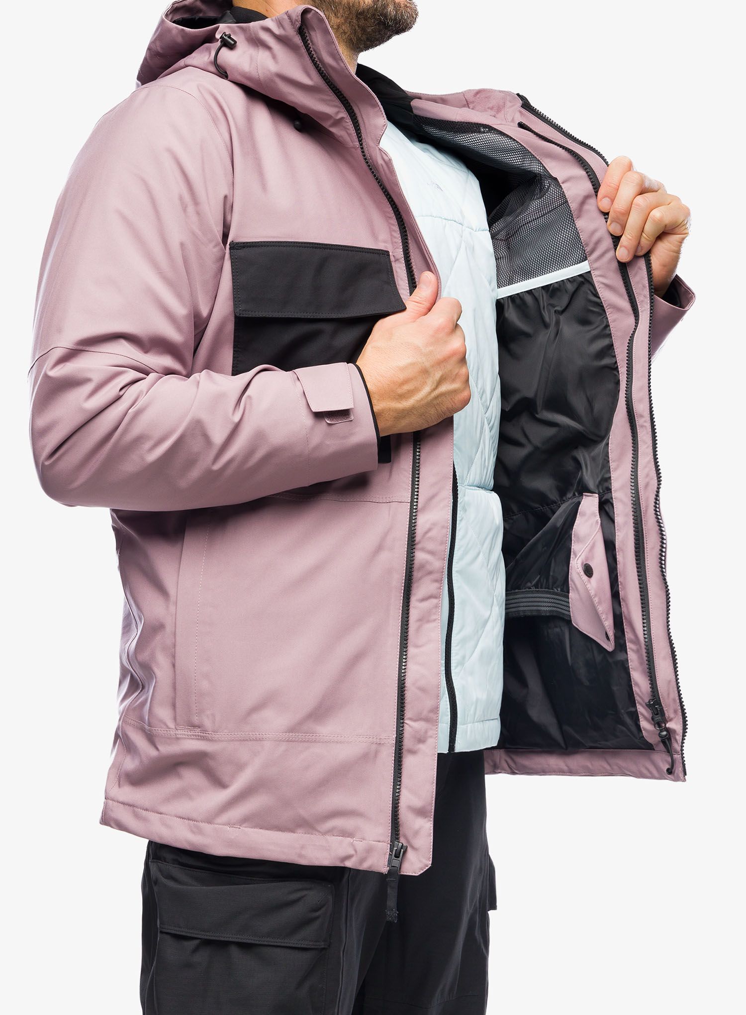 Smučarska jakna The North Face Fourbarrel Triclimate Jkt - fawn grey/blue