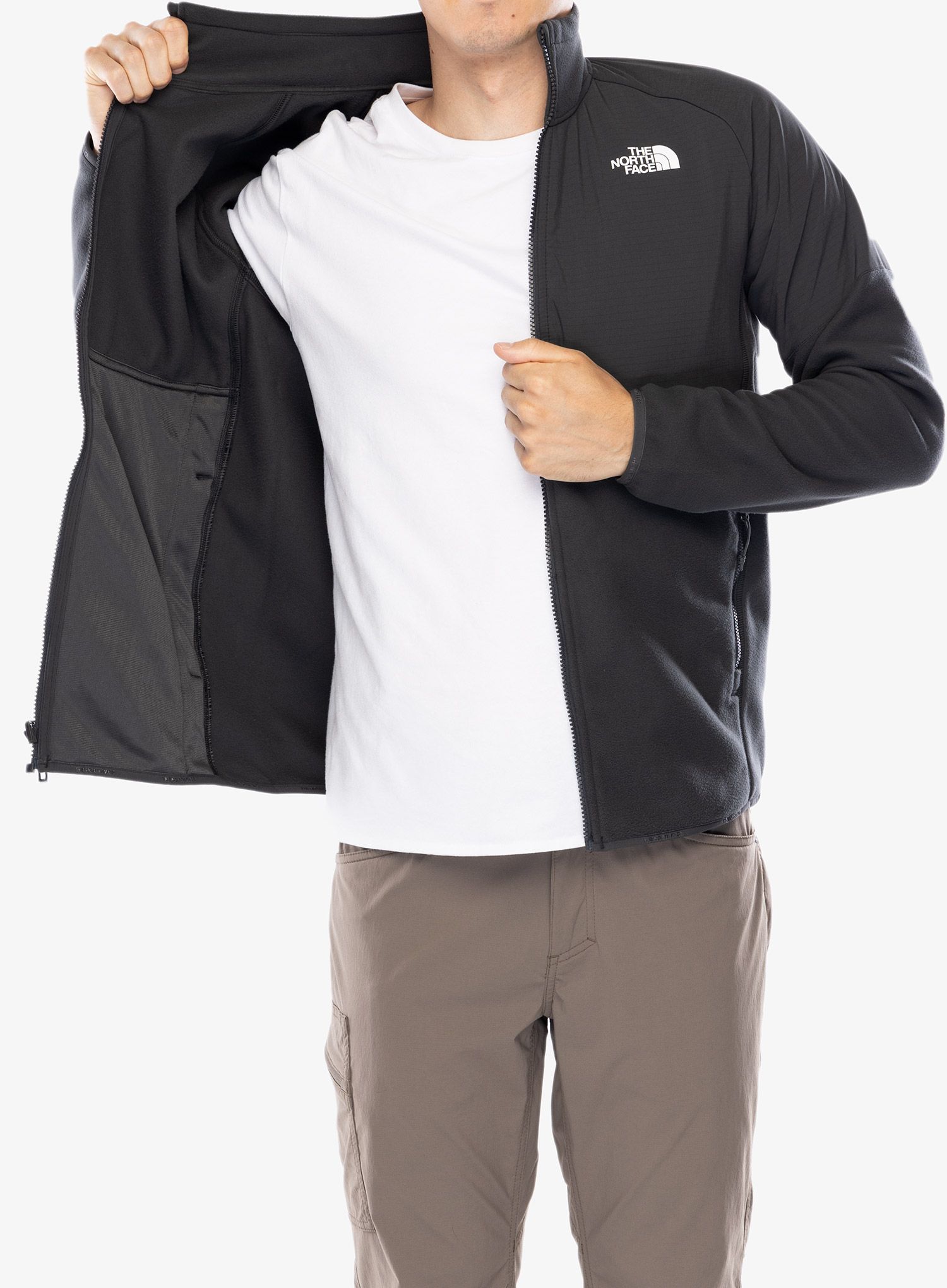 Jopica na zadrgo The North Face Glacier Heavyweight Full Zip Jacket - asphalt grey/asphalt grey