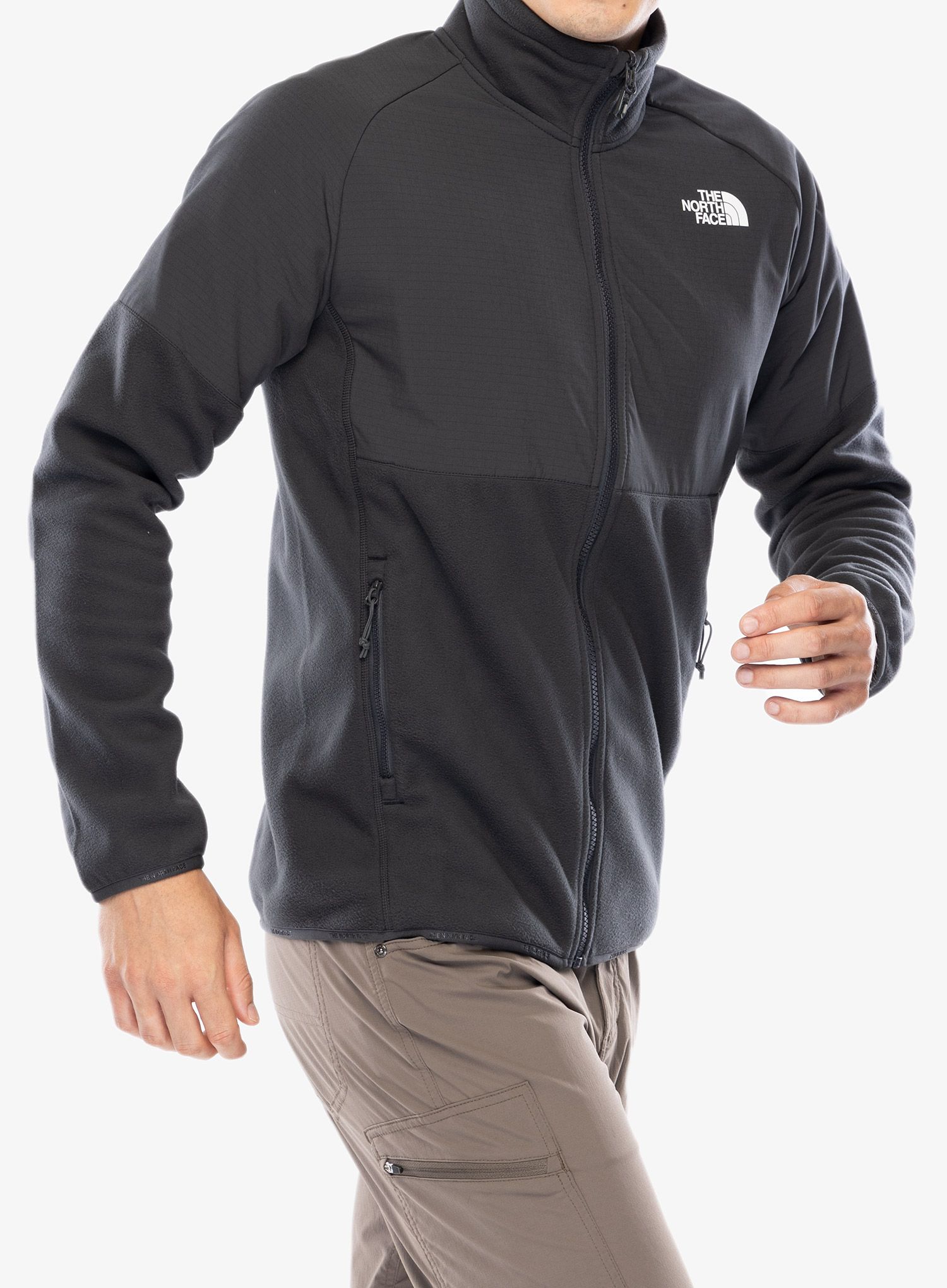 Jopica na zadrgo The North Face Glacier Heavyweight Full Zip Jacket - asphalt grey/asphalt grey