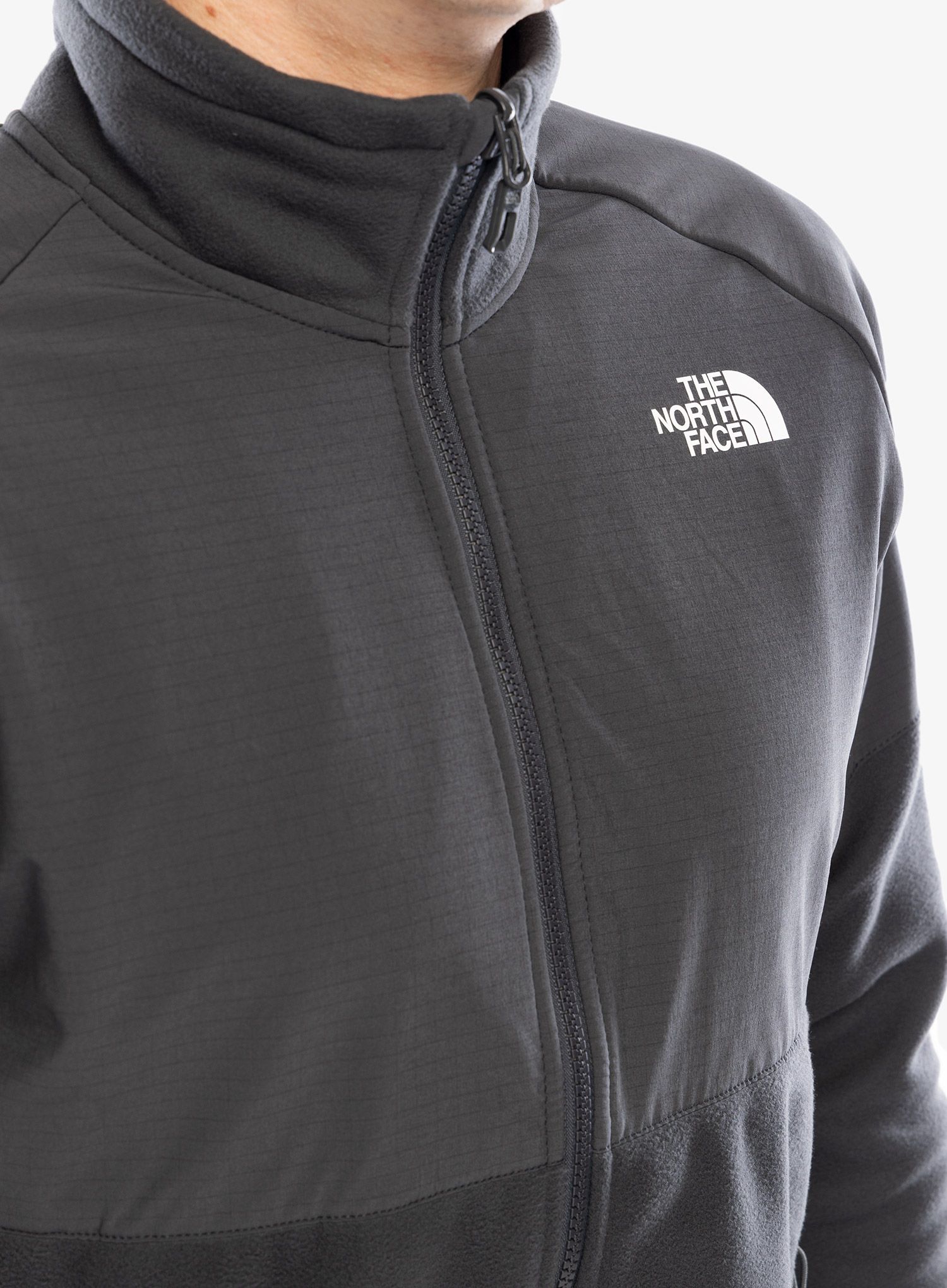 Jopica na zadrgo The North Face Glacier Heavyweight Full Zip Jacket - asphalt grey/asphalt grey
