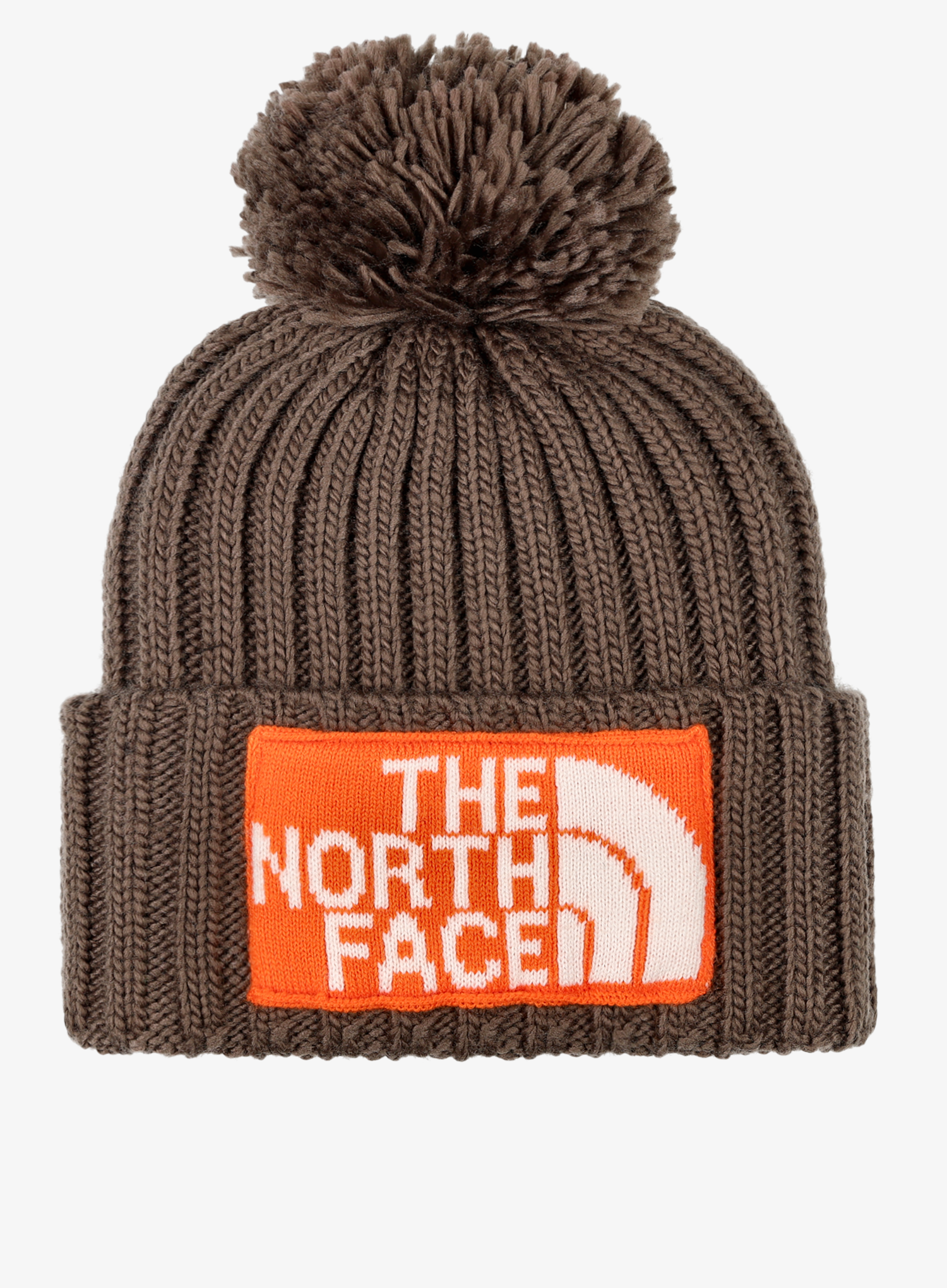 Zimska kapa The North Face Heritage Ski Tuke - smokey brown/tnf orange