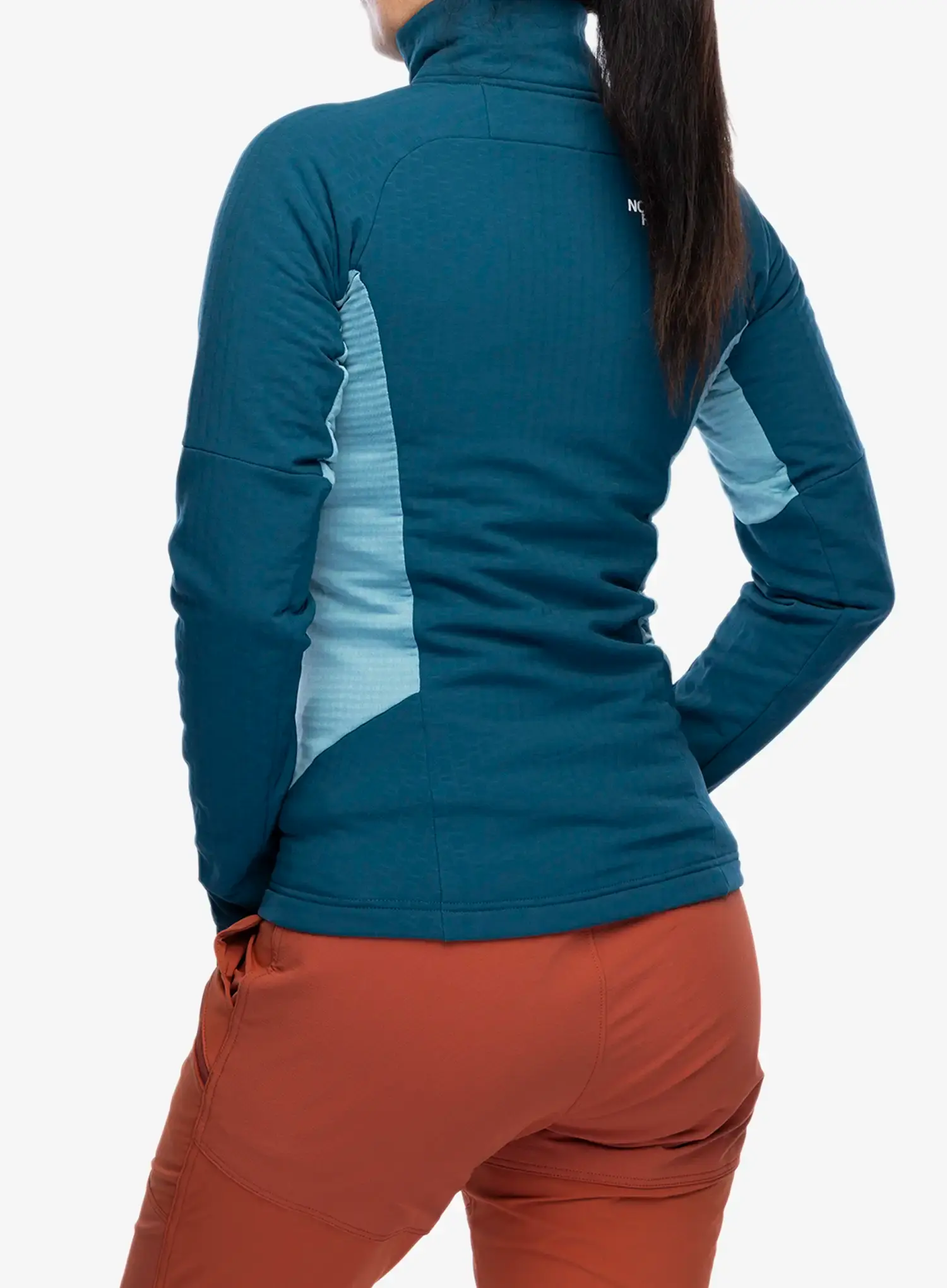 Ženska vetrovka The North Face Highball Fleece - midnight petrol/algae blue