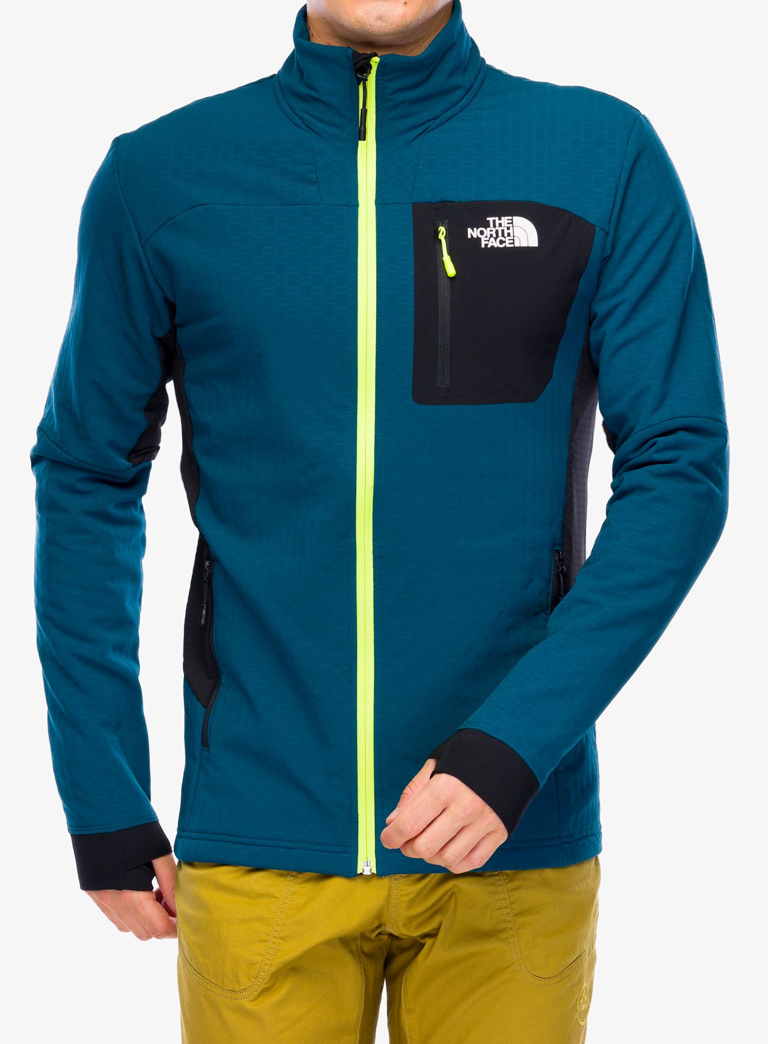 Vetrovka The North Face Highball Fleece - midnight petrol/tnf black