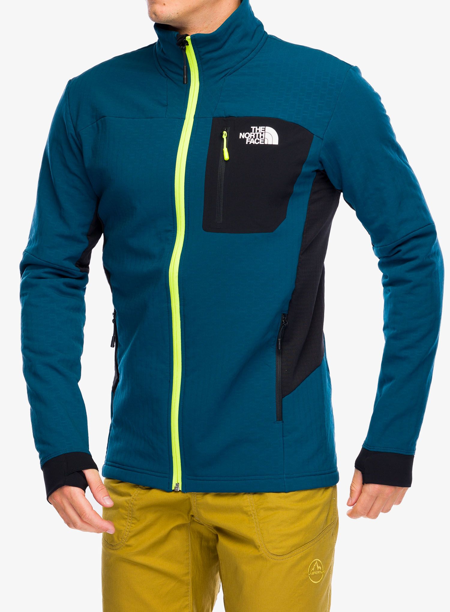 Vetrovka The North Face Highball Fleece - midnight petrol/tnf black