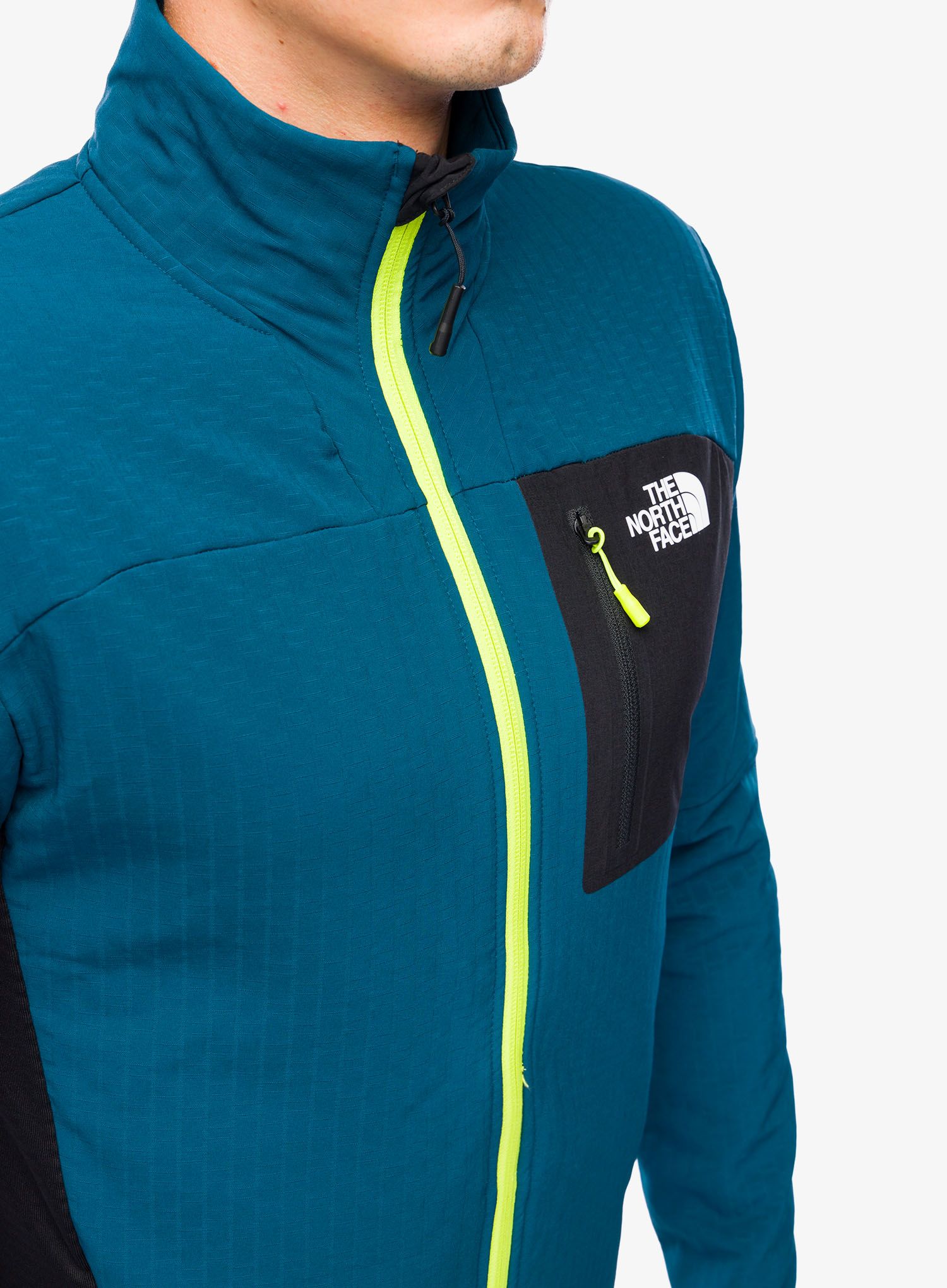 Vetrovka The North Face Highball Fleece - midnight petrol/tnf black