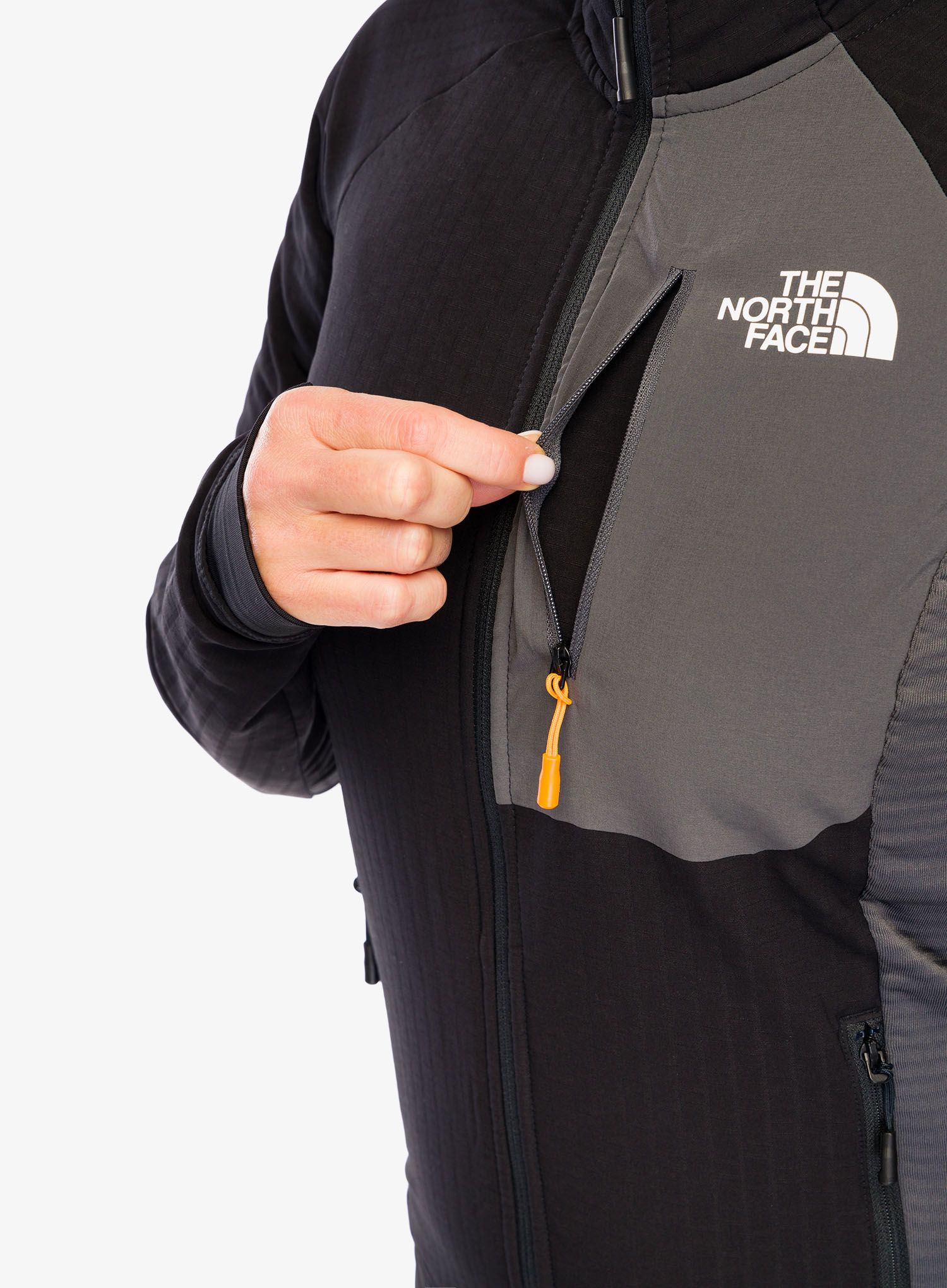 Ženska vetrovka The North Face Highball Fleece - tnf black/anthracite grey
