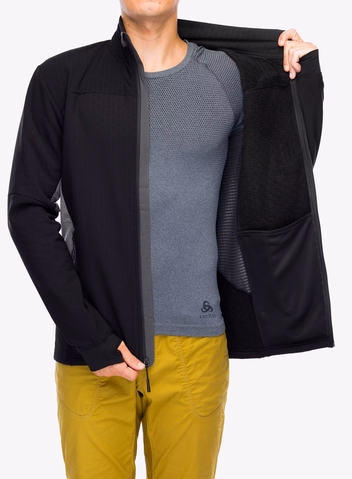 Vetrovka The North Face Highball Fleece - tnf black/anthracite grey