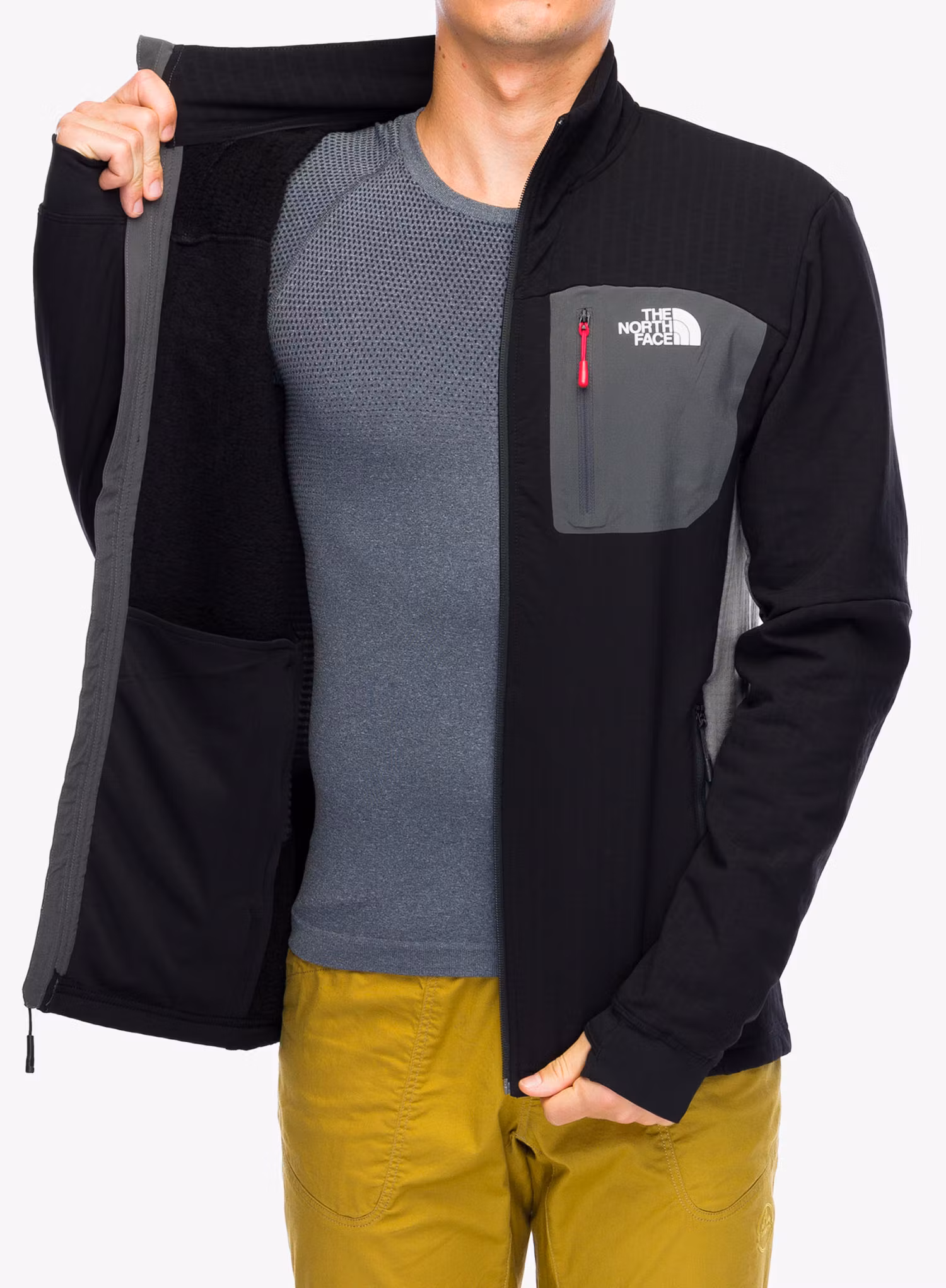 Vetrovka The North Face Highball Fleece - tnf black/anthracite grey