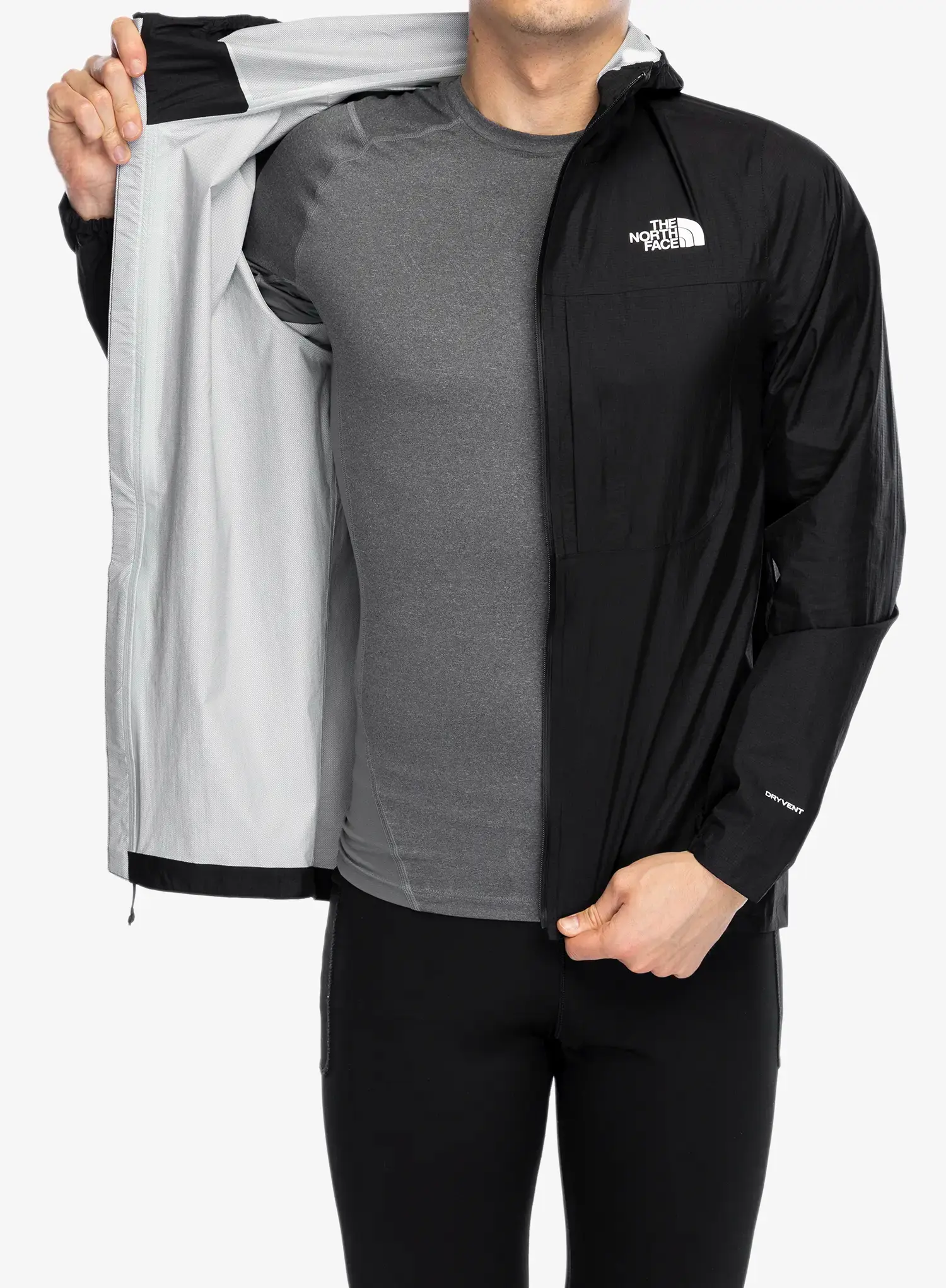 Jakna za tek The North Face Higher Run Rain Jacket - tnf black