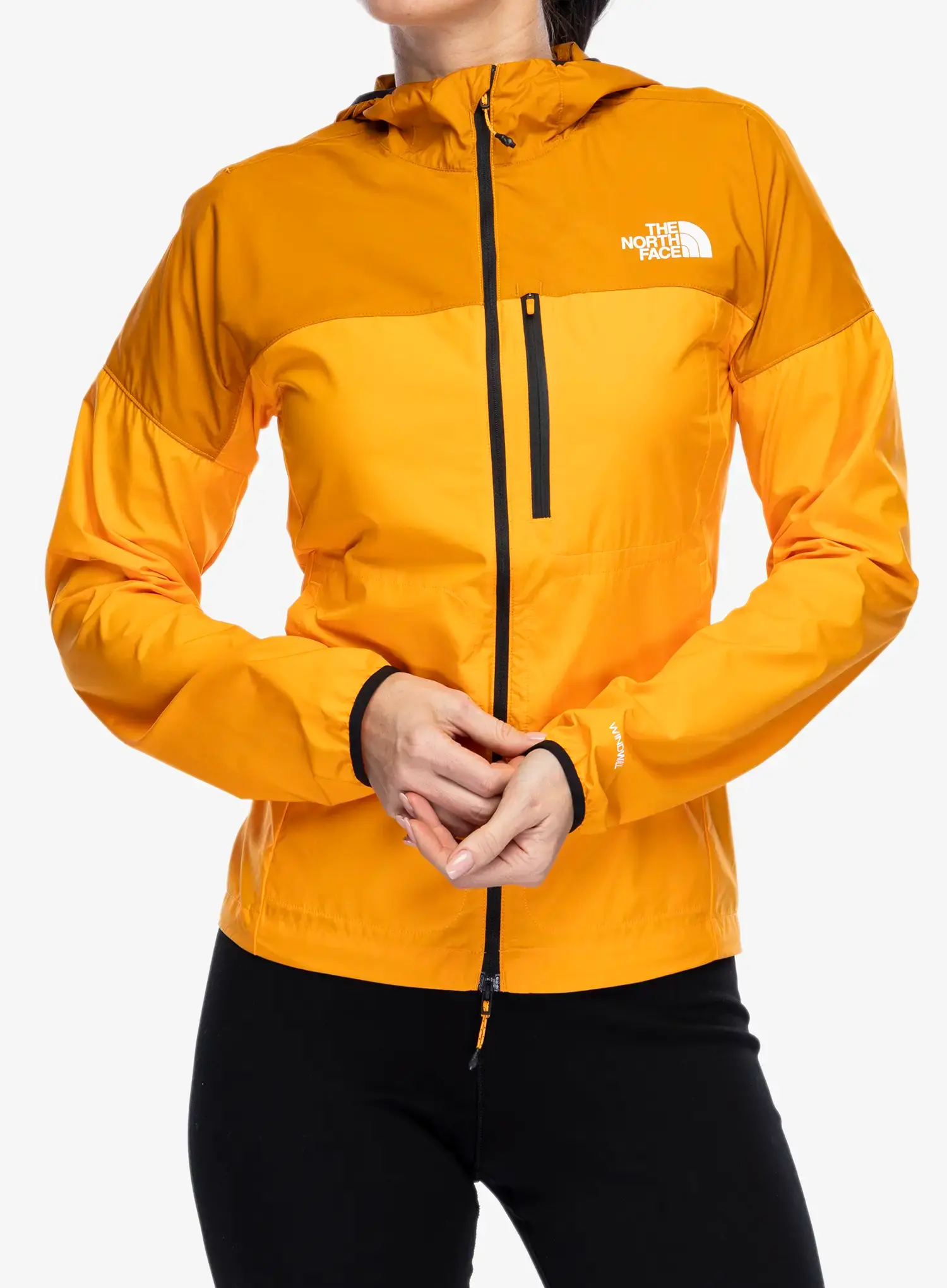 Ženska vetrovka The North Face Higher Run Wind Jacket - apricot glaze/iron citrus