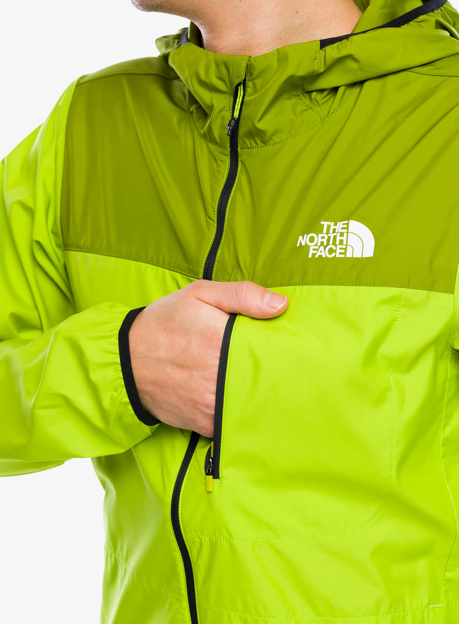 Vetrovka The North Face Higher Run Wind Jacket - meadow grass/oak green