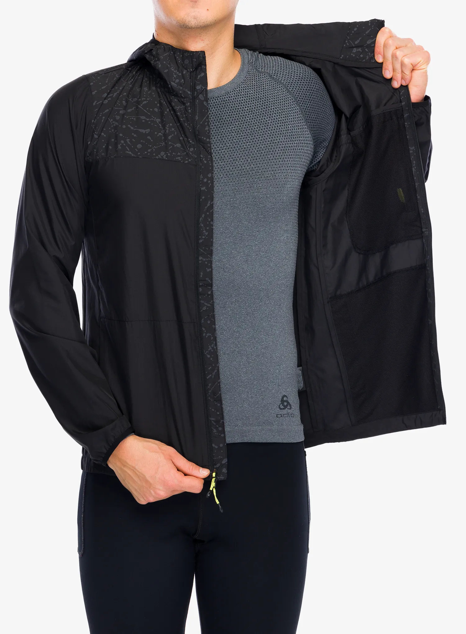 Vetrovka The North Face Higher Run Wind Jacket - tnf black/tnf black trail