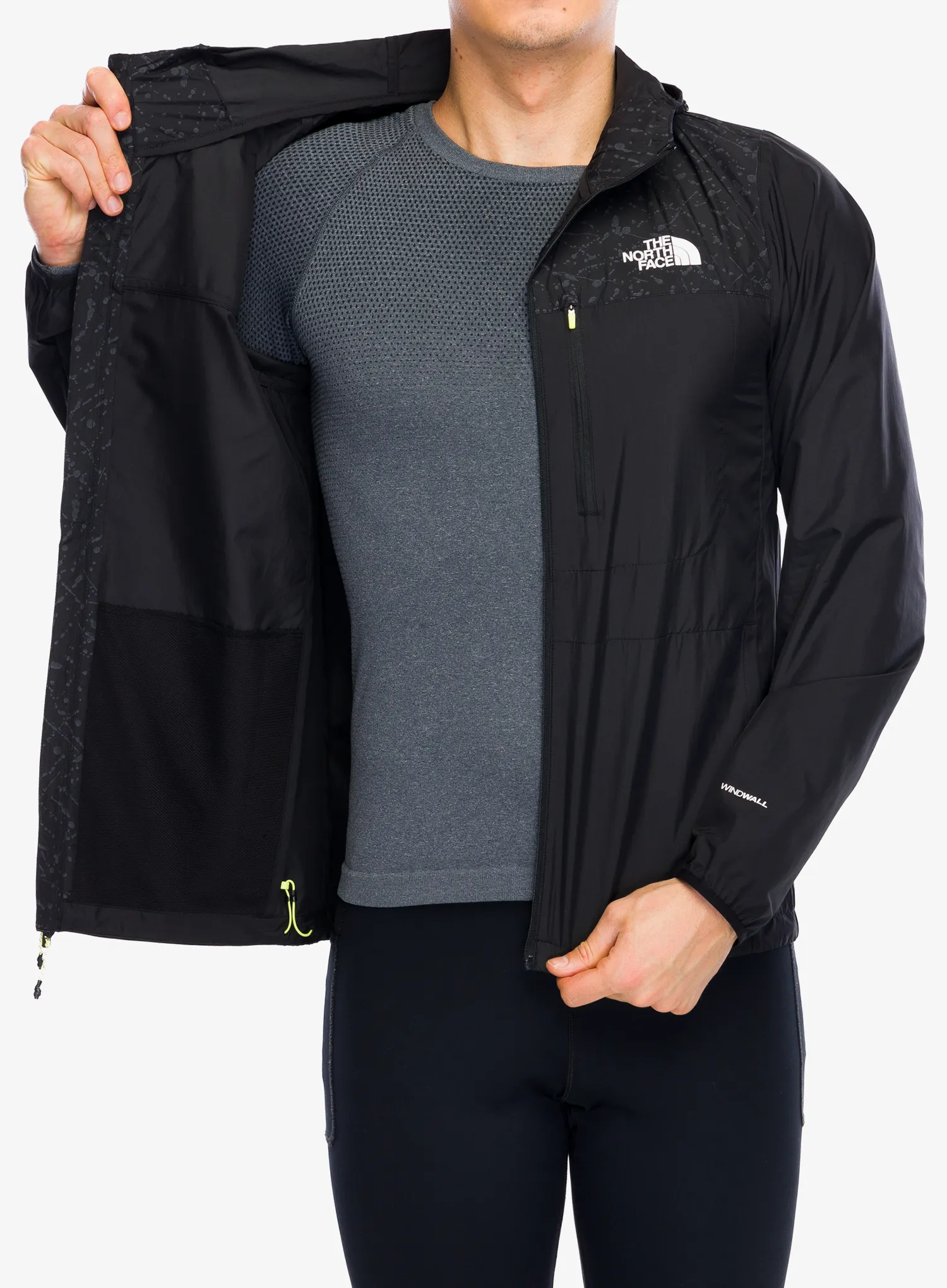 Vetrovka The North Face Higher Run Wind Jacket - tnf black/tnf black trail