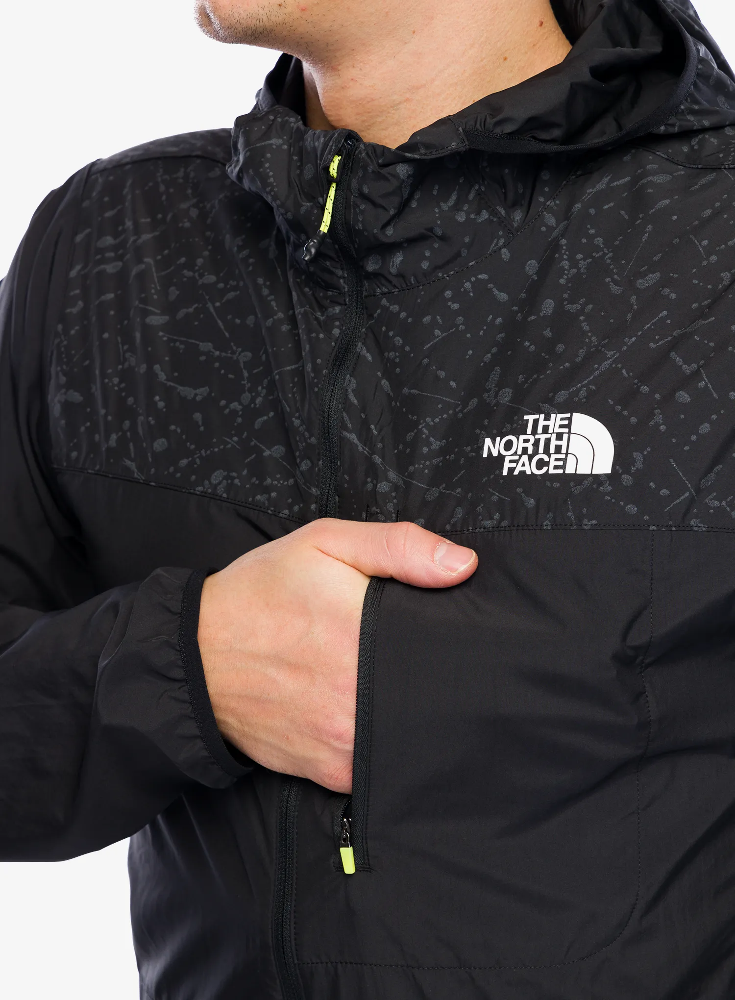 Vetrovka The North Face Higher Run Wind Jacket - tnf black/tnf black trail