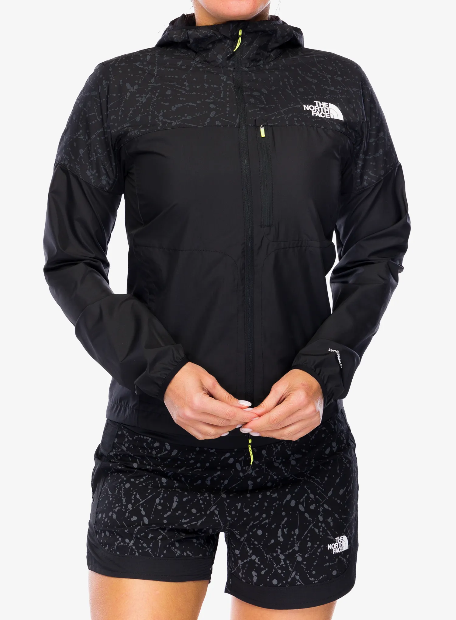 Ženska vetrovka The North Face Higher Run Wind Jacket - tnf black/tnf black trail