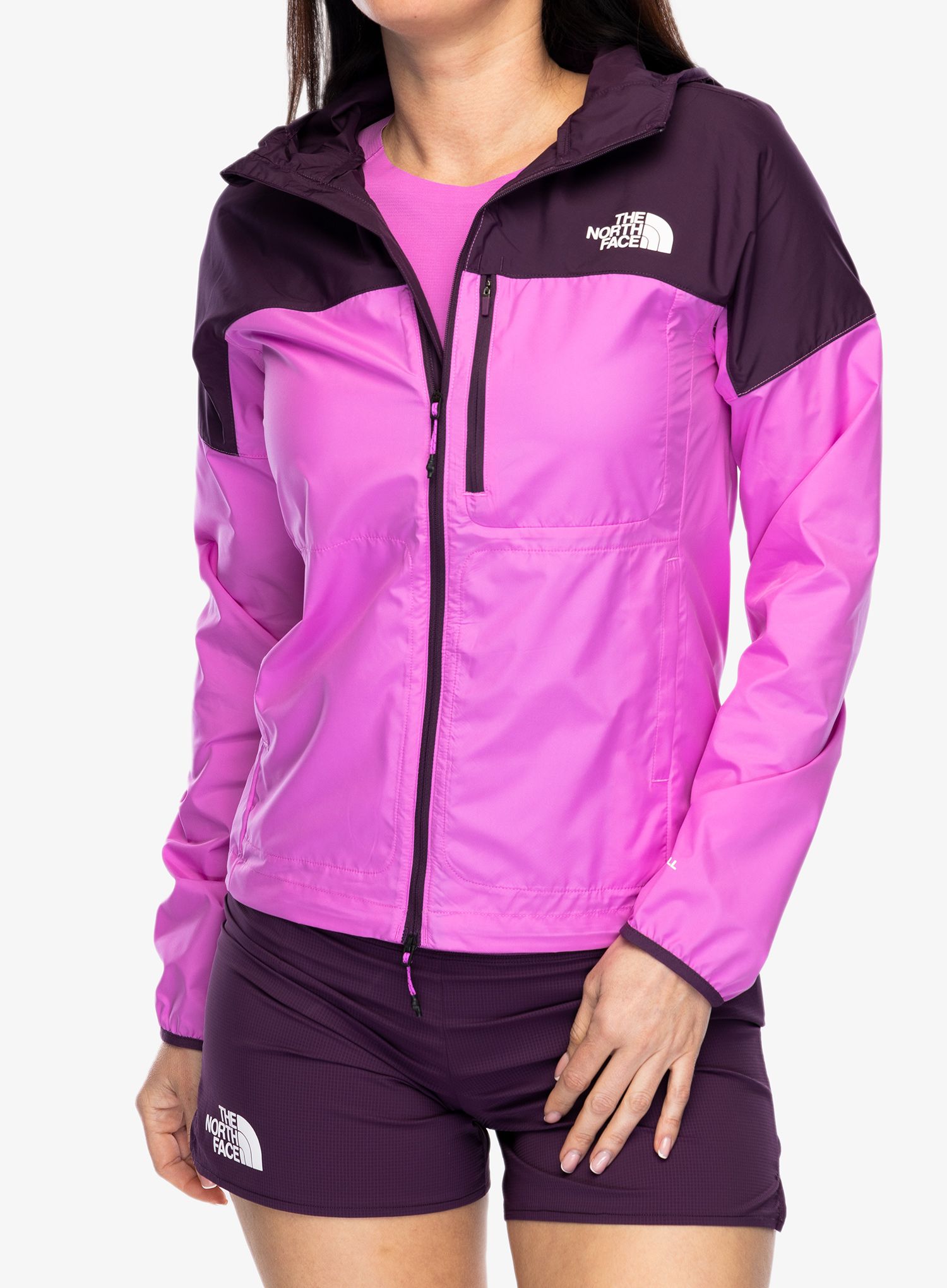 Ženska jakna za tek The North Face Higher Run Wind Jacket - violet/currant