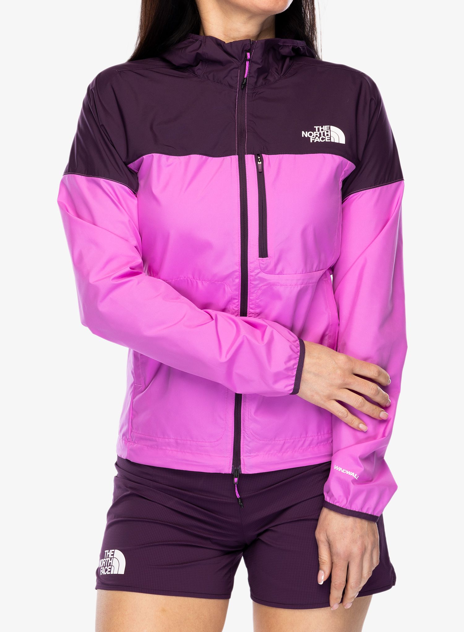 Ženska jakna za tek The North Face Higher Run Wind Jacket - violet/currant
