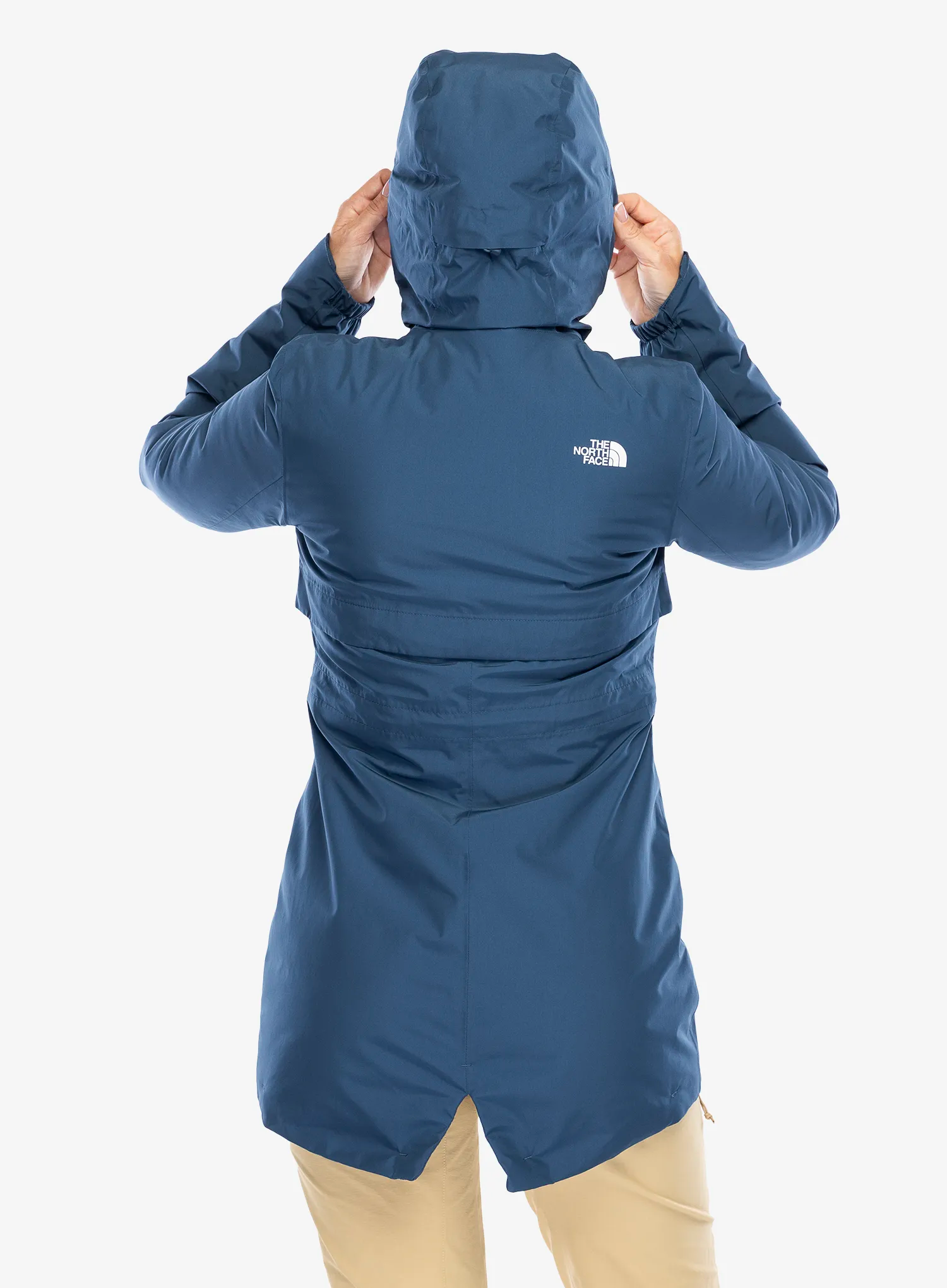 Ženski plašč The North Face Hikesteller Insulated Parka - shady blue/summit navy