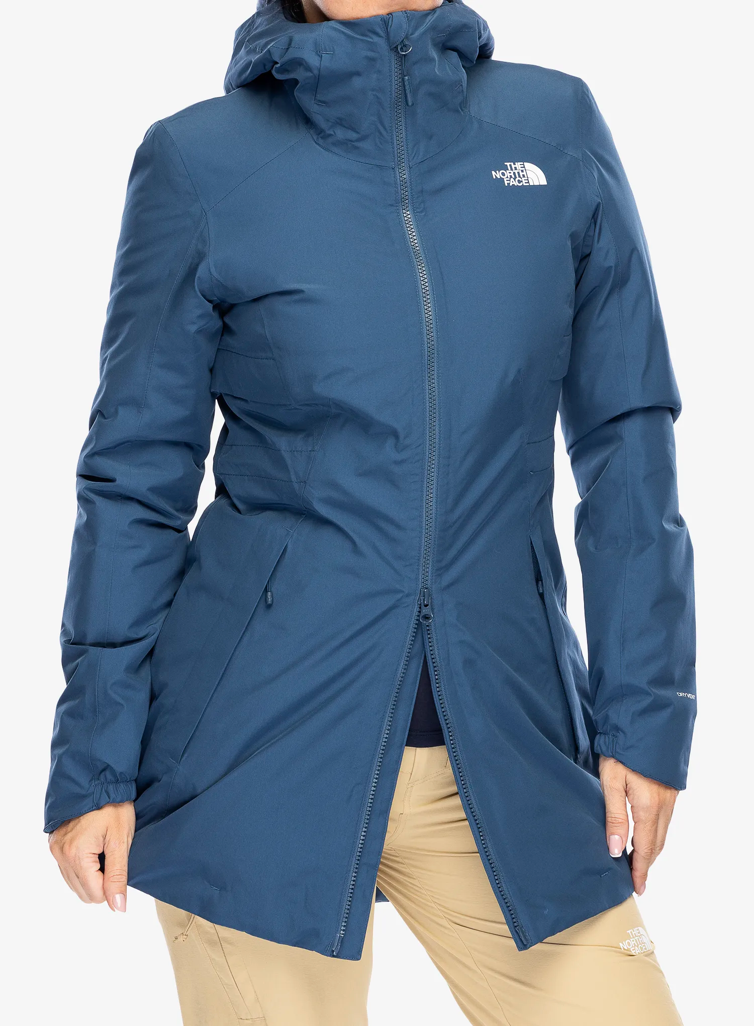 Ženski plašč The North Face Hikesteller Insulated Parka - shady blue/summit navy