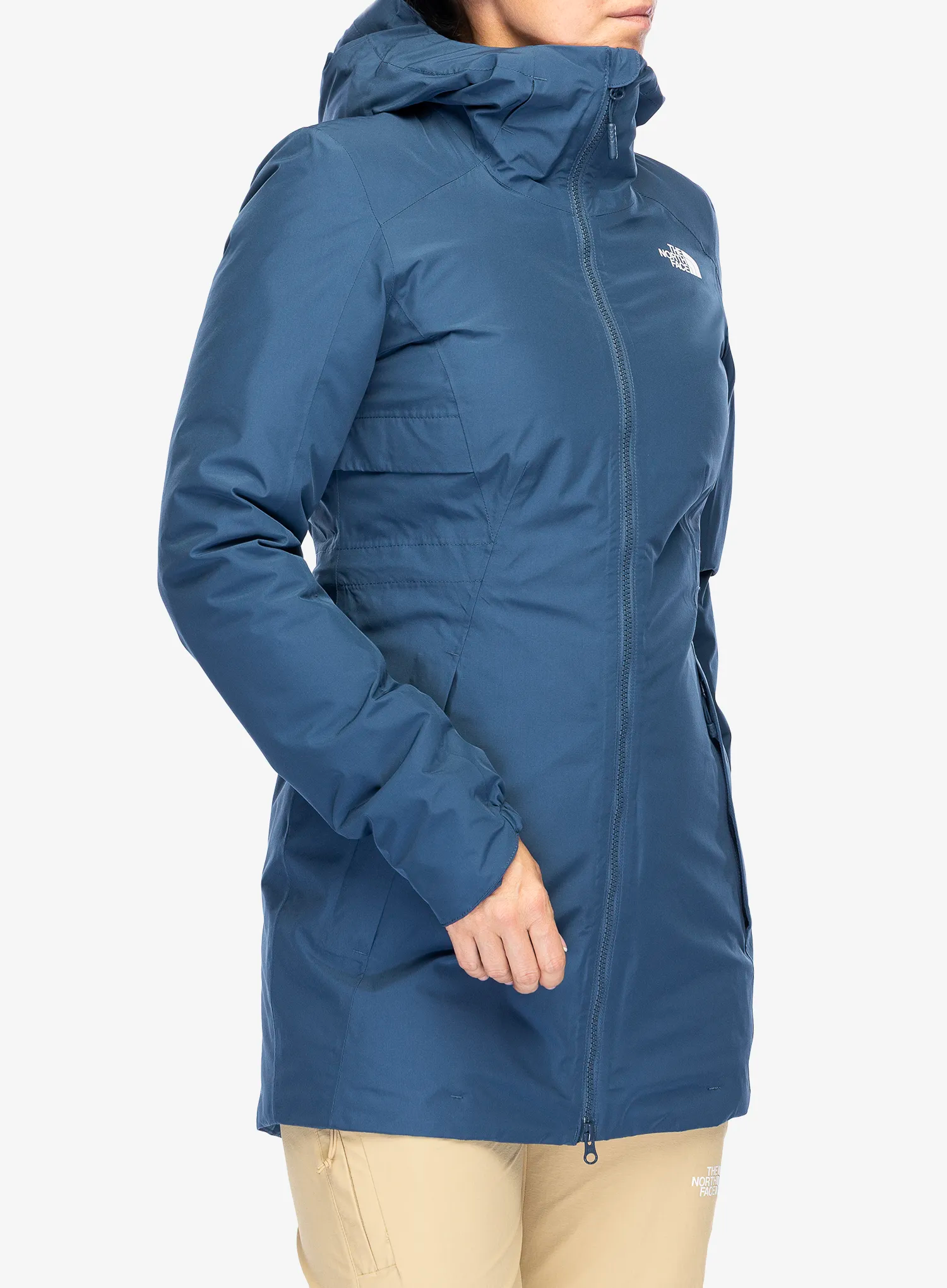 Ženski plašč The North Face Hikesteller Insulated Parka - shady blue/summit navy