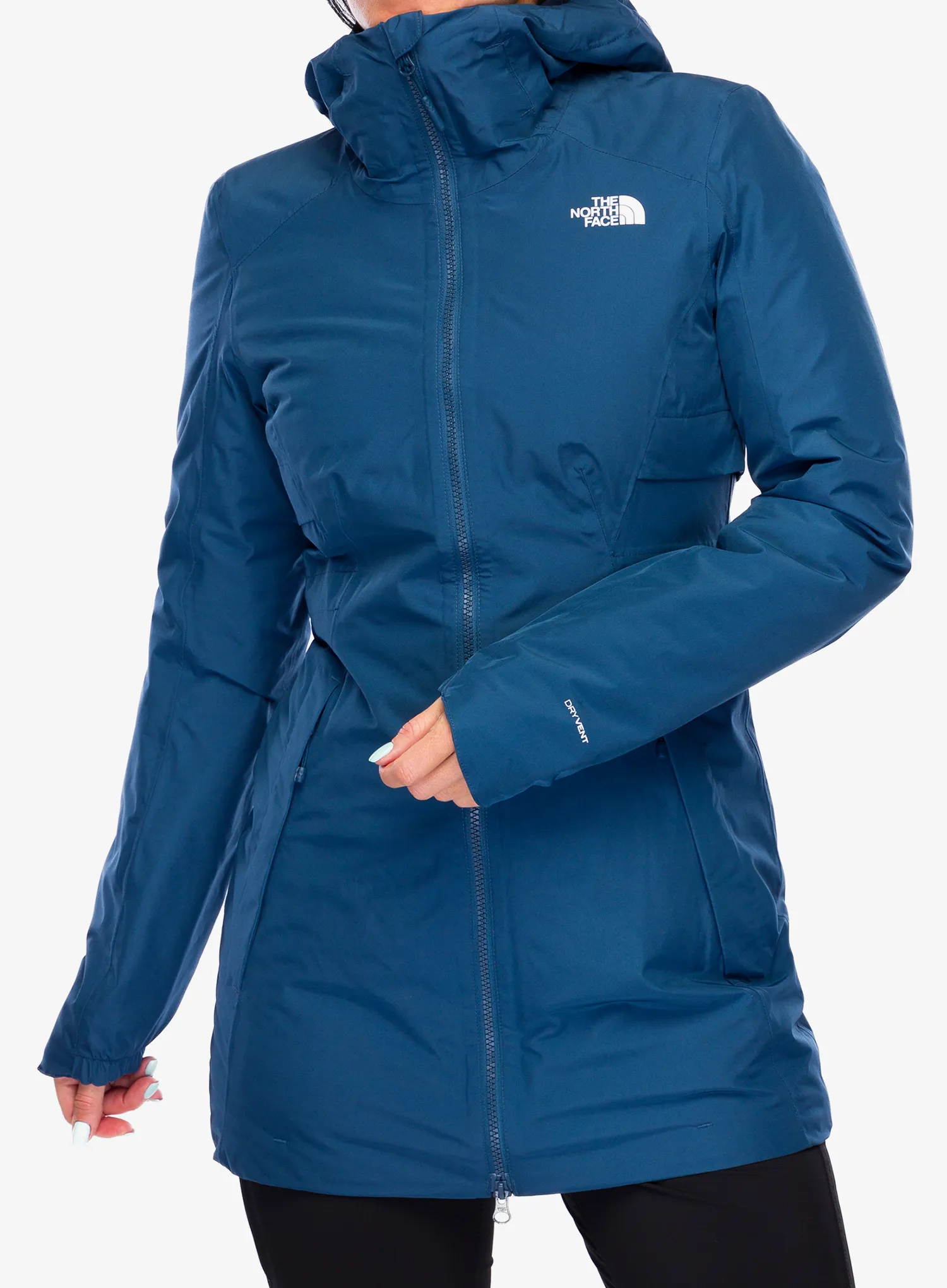 Ženska sintetična jakna The North Face Hikesteller Insulated Parka - shady blue/summit navy