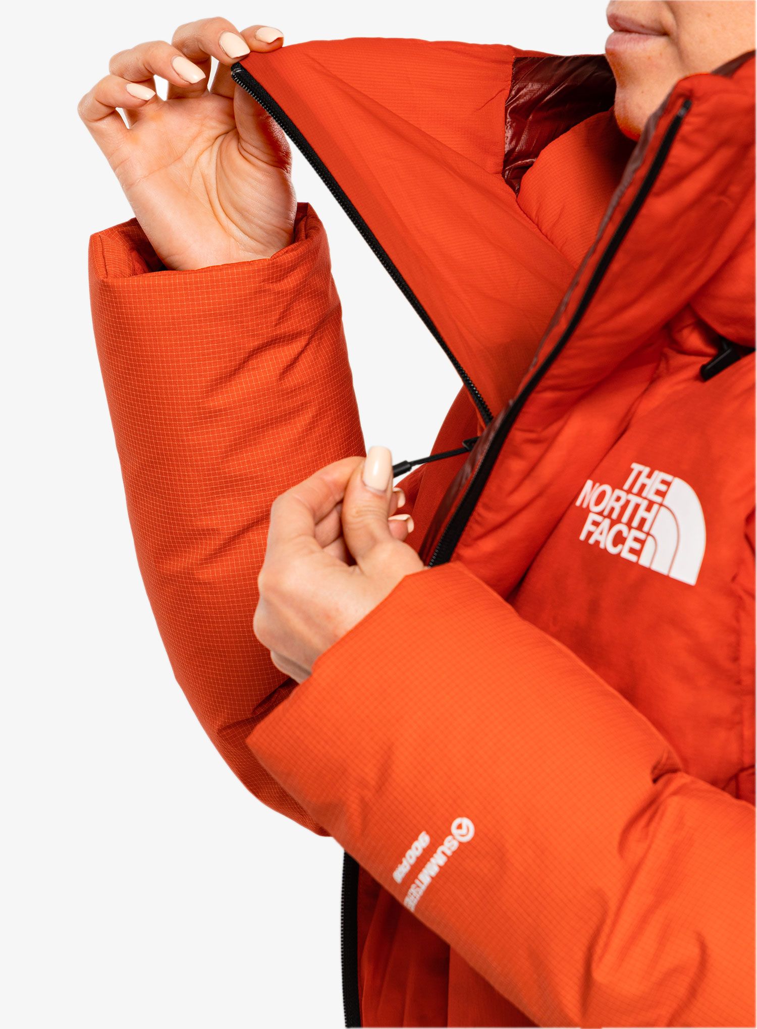 Ženska ekspedicijska obleka The North Face Himalayan Suit - red