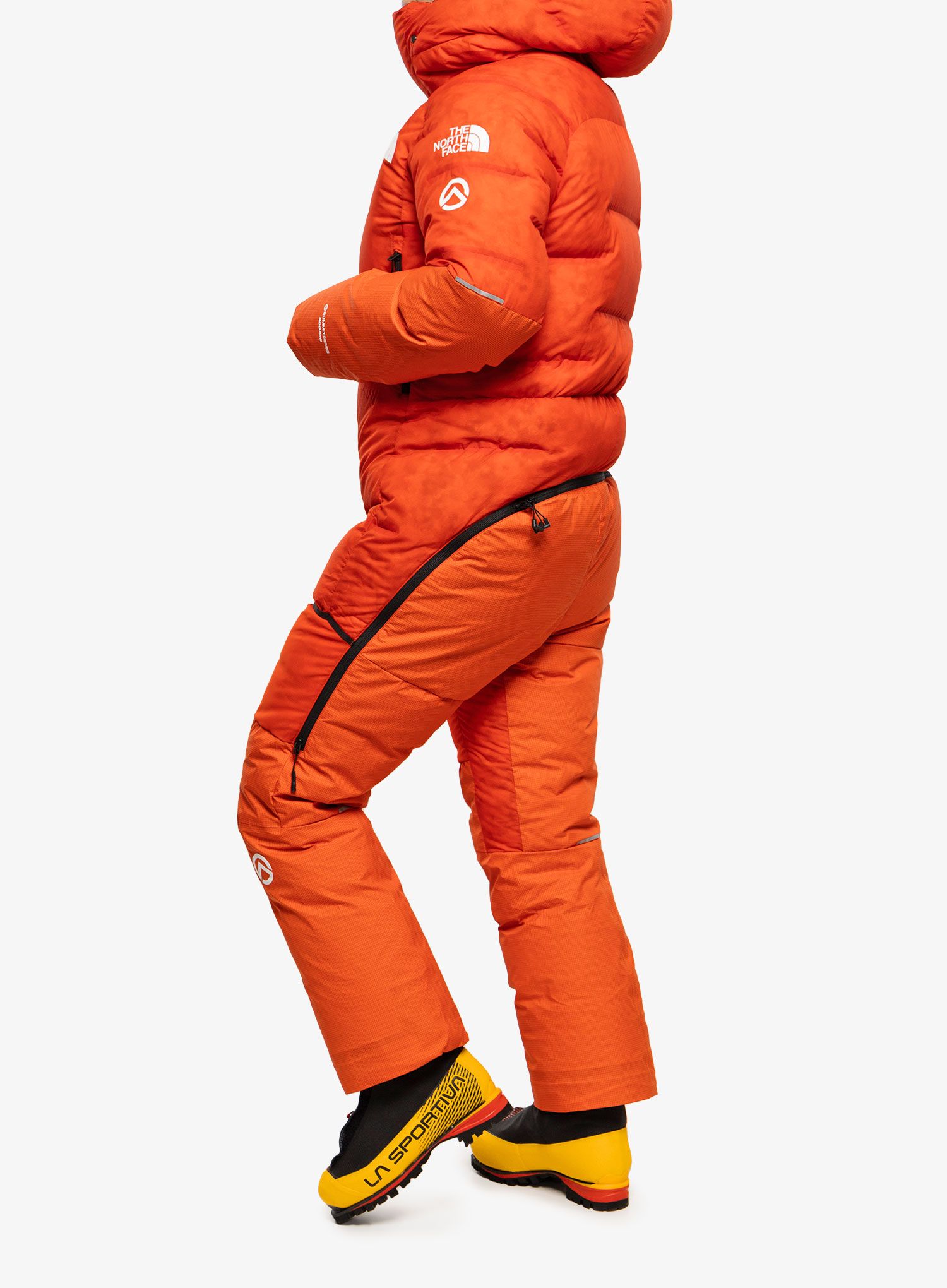 Ženska ekspedicijska obleka The North Face Himalayan Suit - red