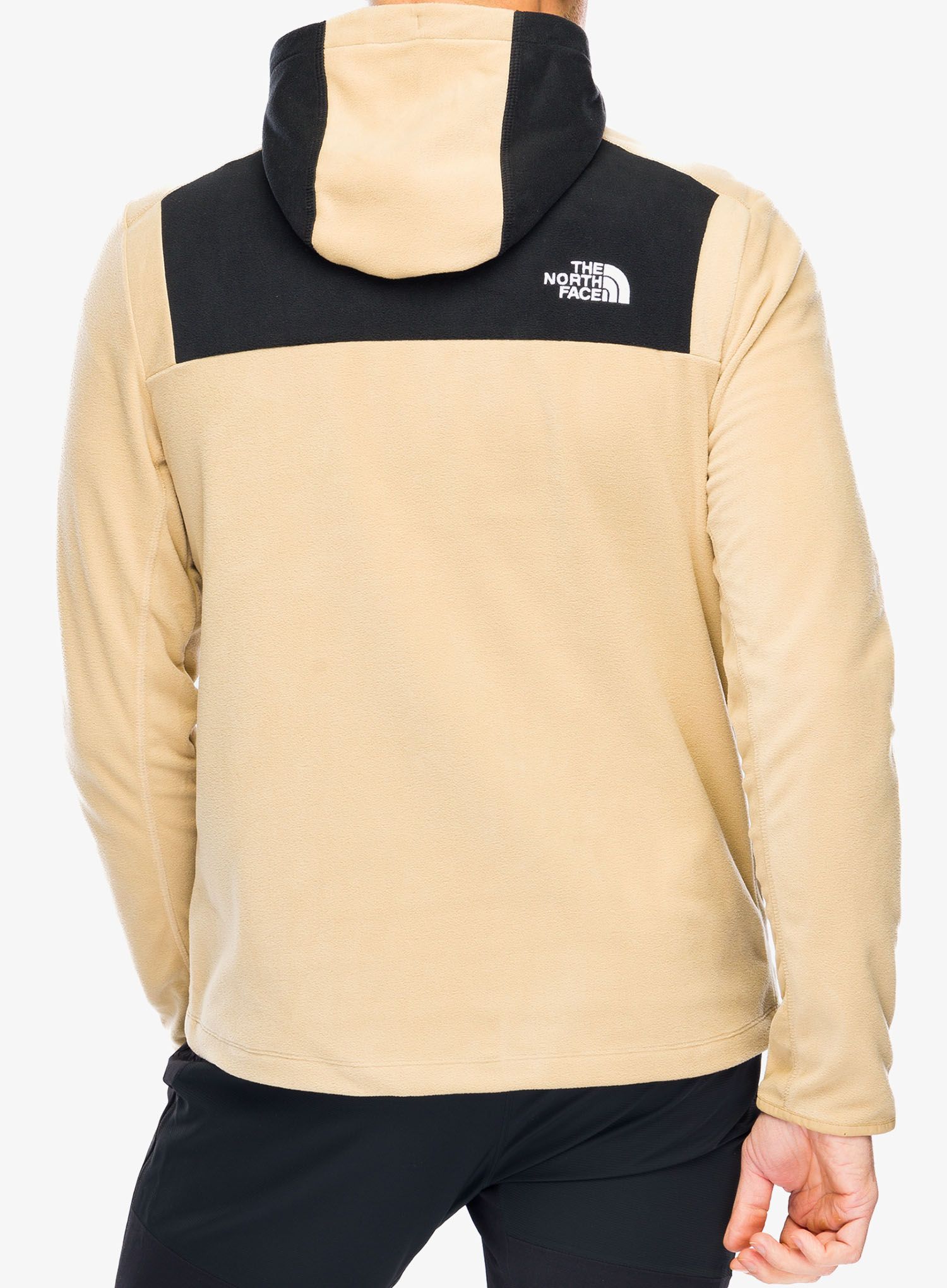 Jopica The North Face Homesafe Full Zip Fleece Hoodie - khaki stone/black