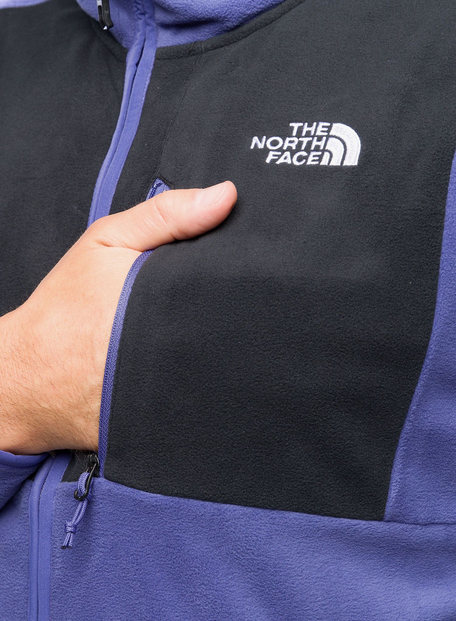 Moški flis The North Face Homesafe Full Zip Fleece - cave blue/black