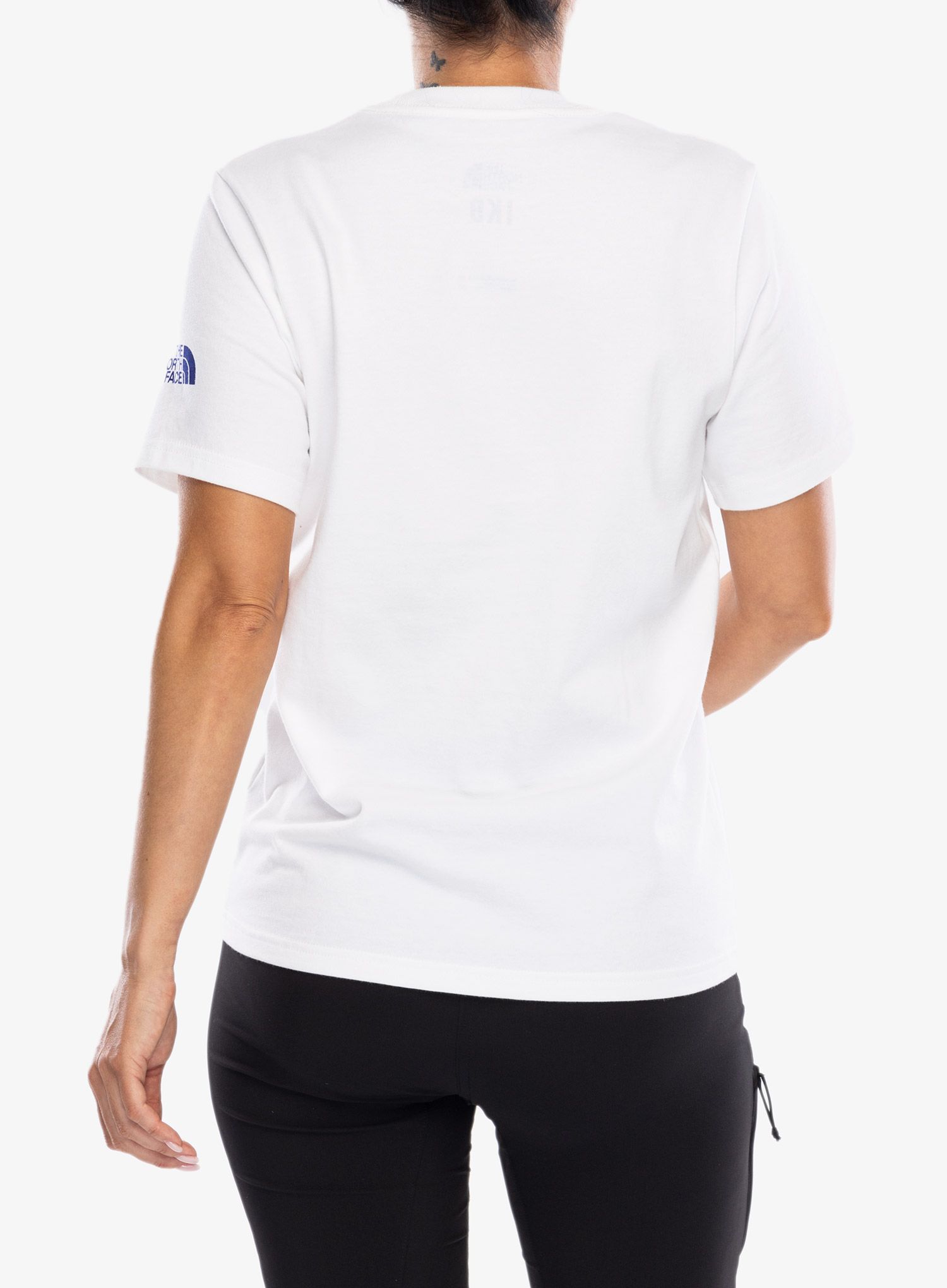 Ženska bombažna majica The North Face IKB Logowear Tee - ikb