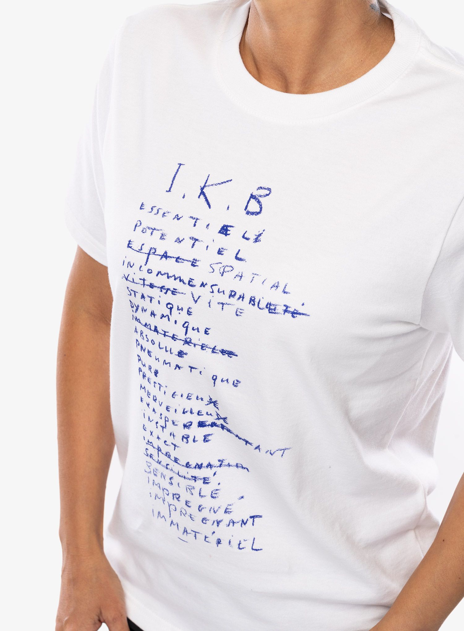 Ženska bombažna majica The North Face IKB Logowear Tee - ikb