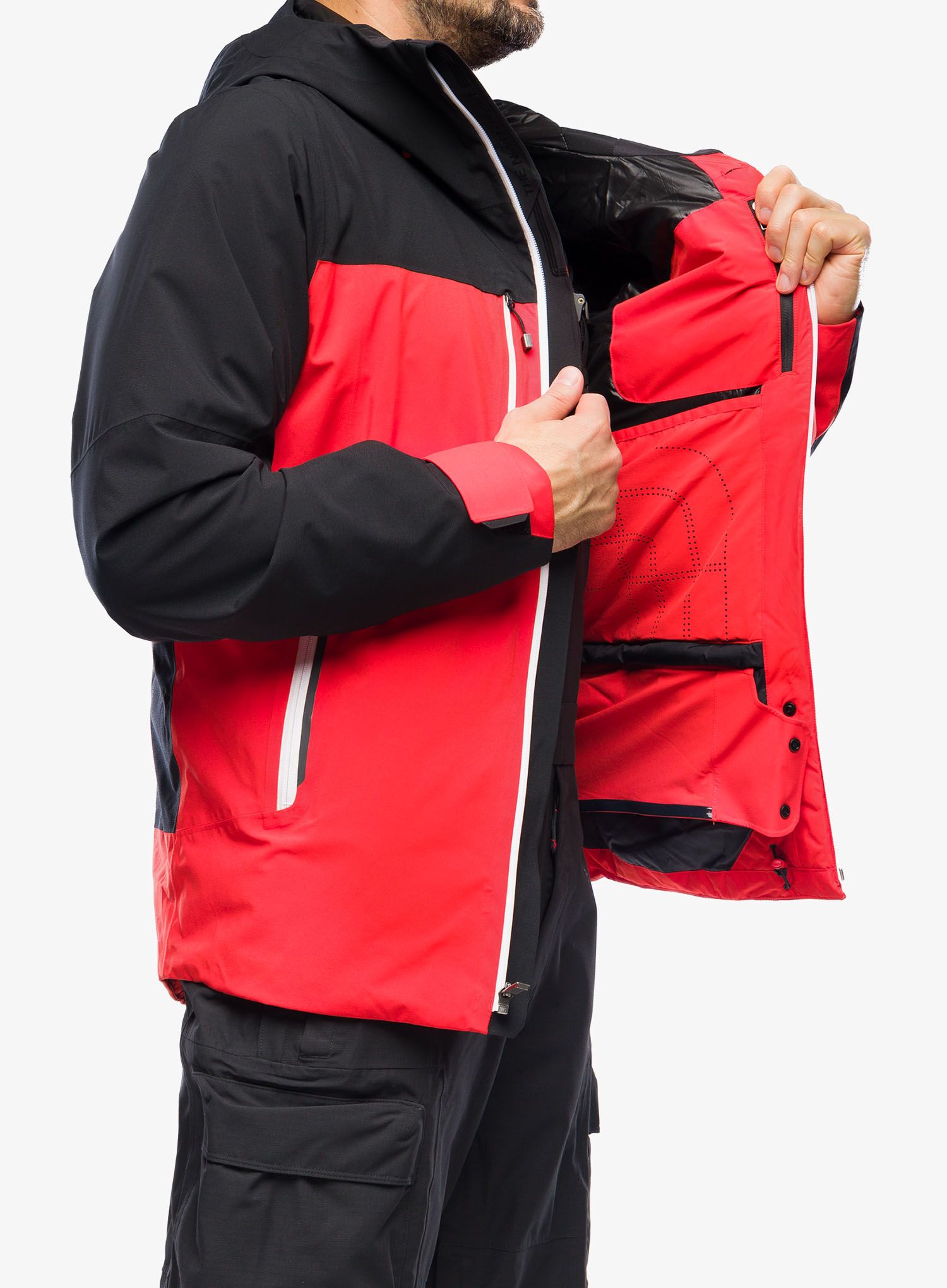 Smučarska jakna The North Face Inclination Jacket - red/black