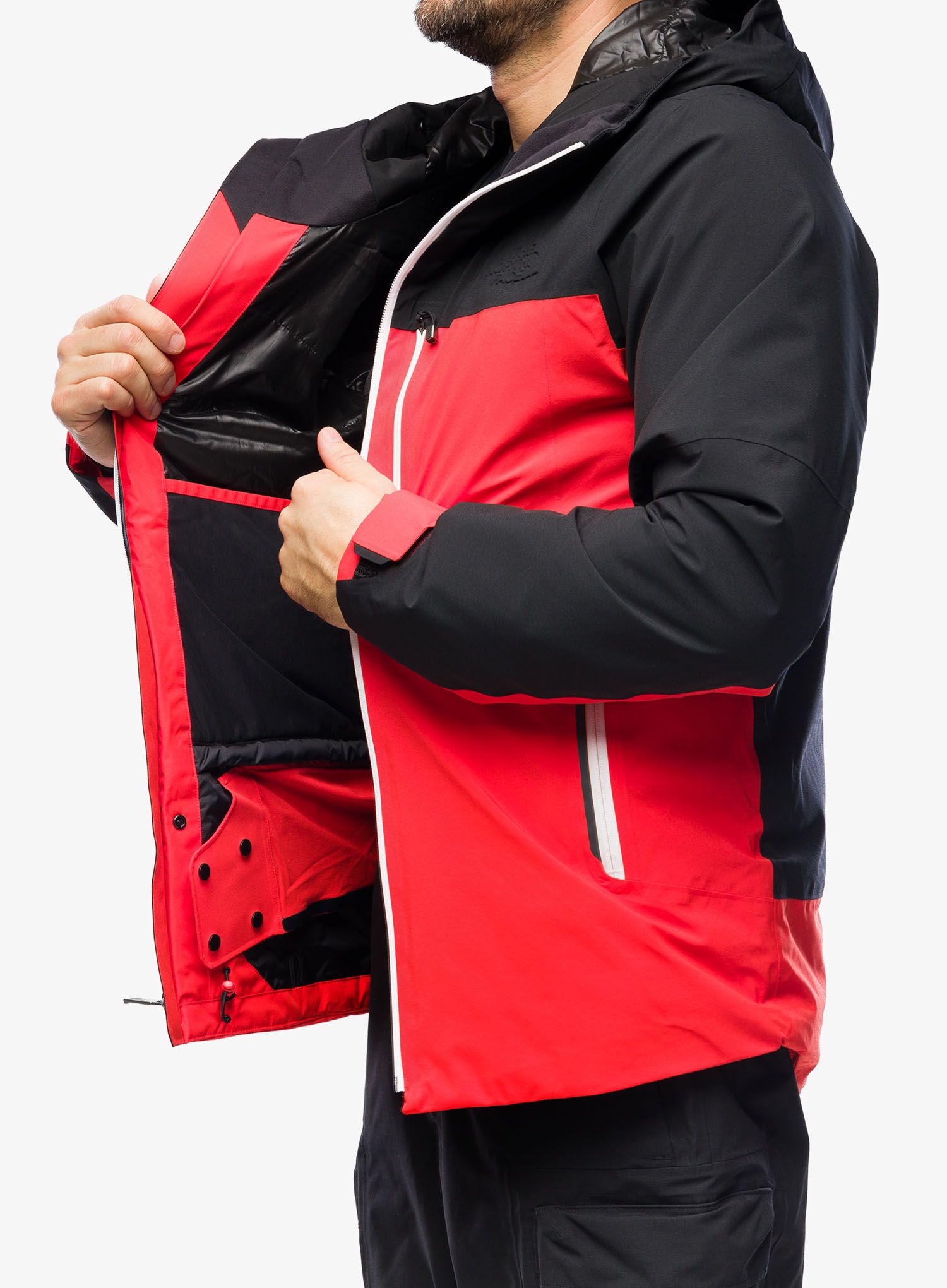 Smučarska jakna The North Face Inclination Jacket - red/black